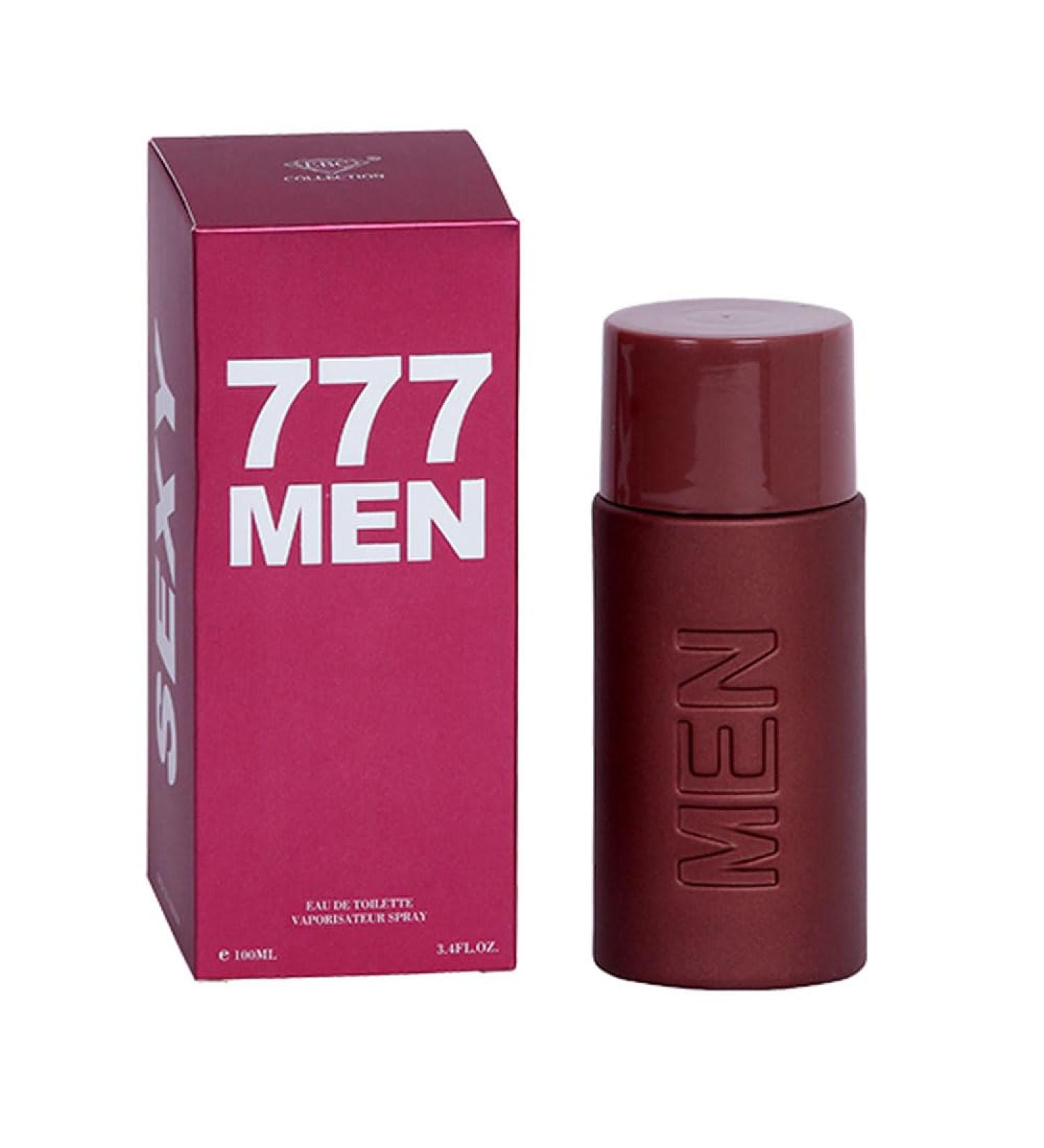 777 Sexy Men Perfume 100ml Eau De Parfum Vaporisateur Spray Vanilla Pepper Guaiac wood/Essential Oil From France