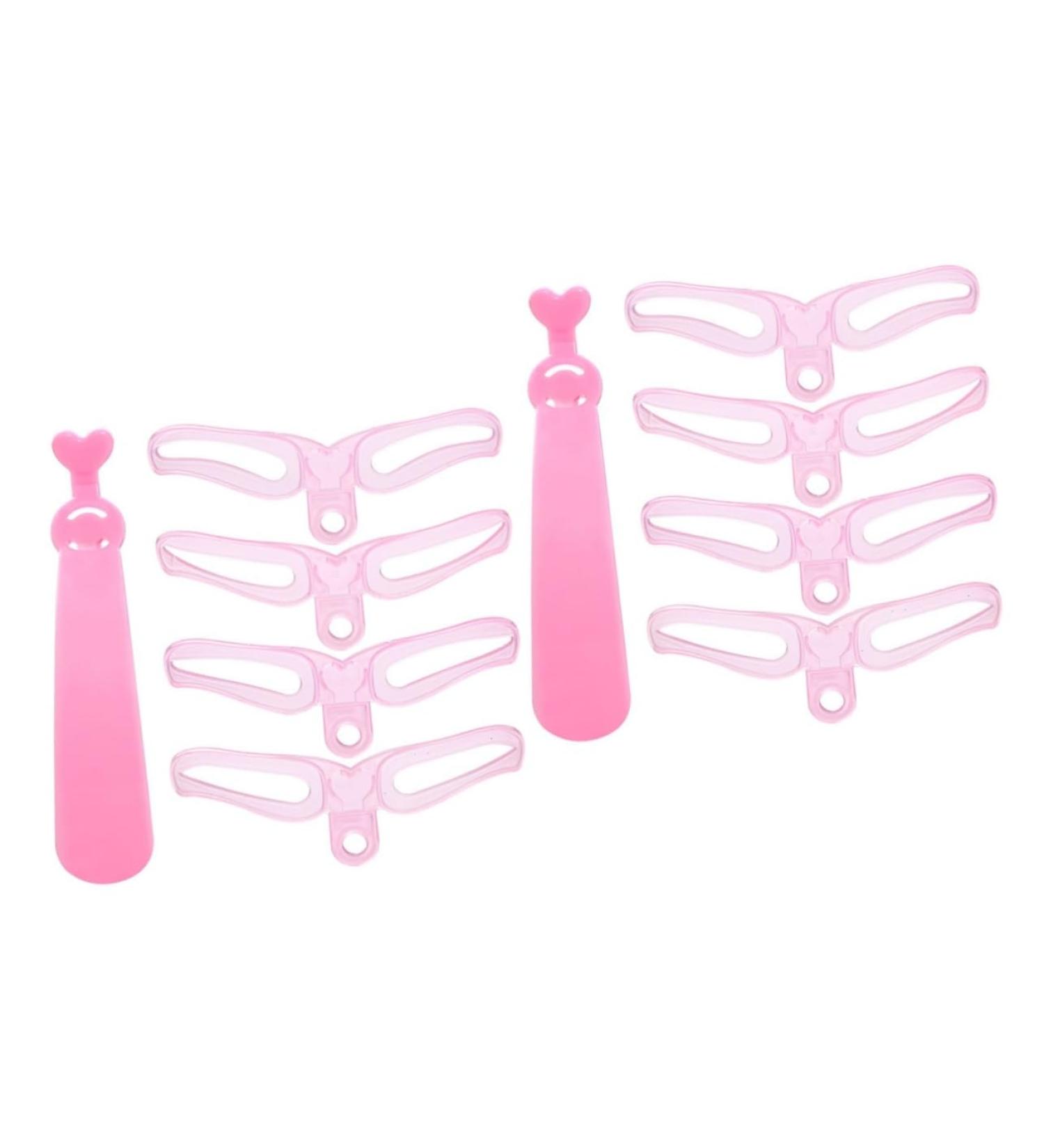 FOMIYES 2 Sets Eyebrow Ruler Eyebrow Stencil Kit Eyebrow Stencils Eyebrow Tool Template Make up Makeup Tools - Buy Online on GoSupps.com