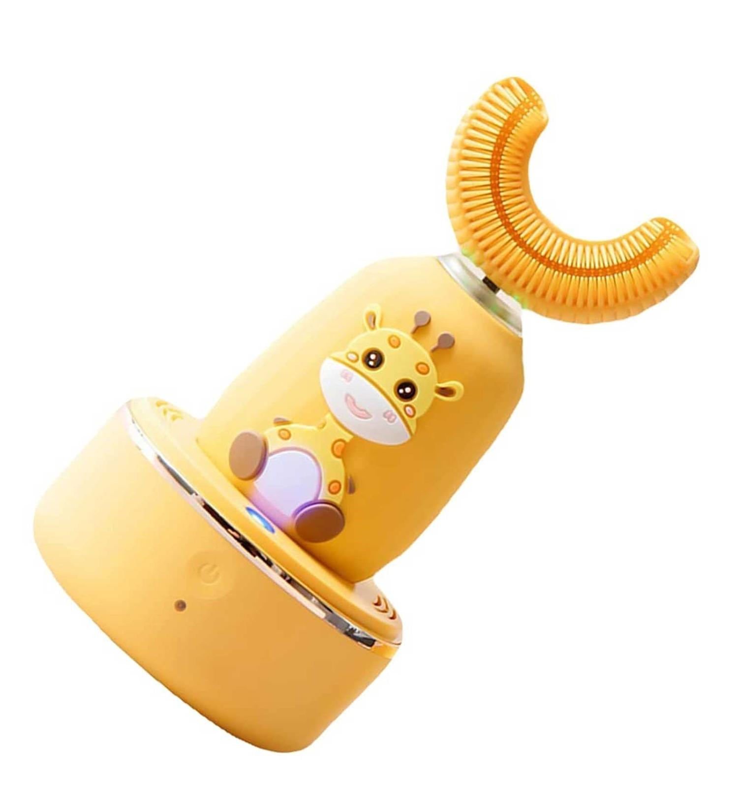 UOOD Kids Electric Rechargeable Toothbrush Stocking Filler for Kids Automatic Toothbrush U Shaped Electric Toothbrush Sonic Electric Toothbrush for Kids (Color : Yellow) - Buy Online on GoSupps.com