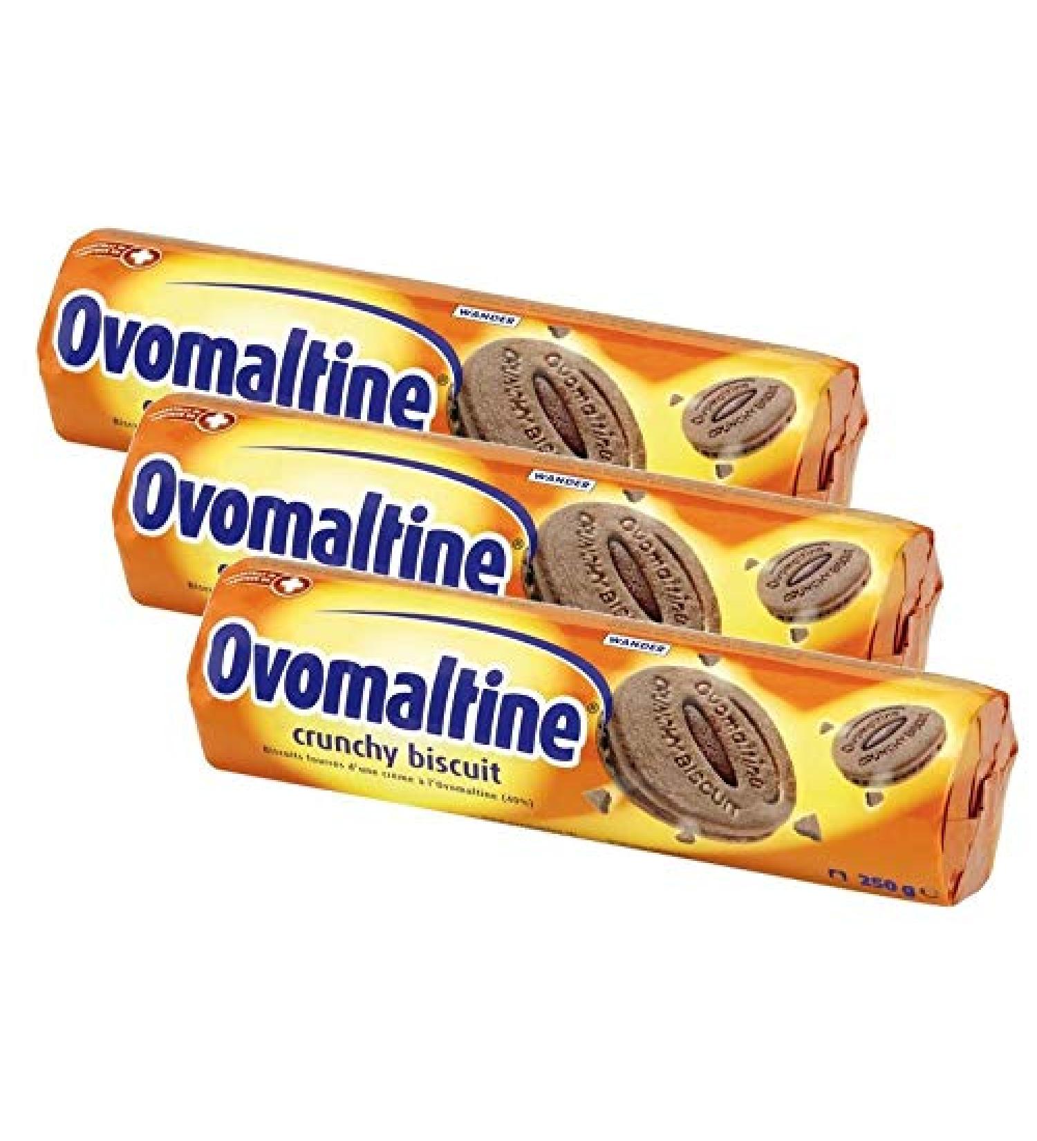 Crispy Ovomaltine Biscuit, 3 Pack (3x250 g)