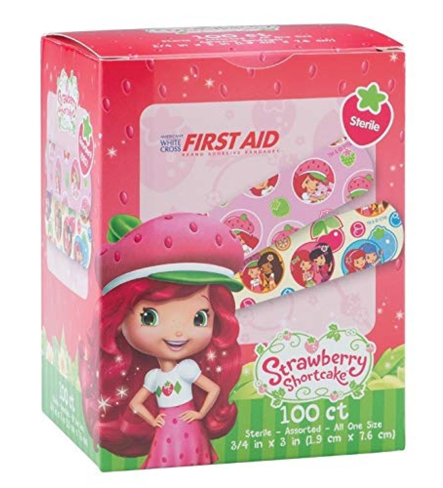 Strawberry Shortcake Sterile Adhesive Bandages 100 count
