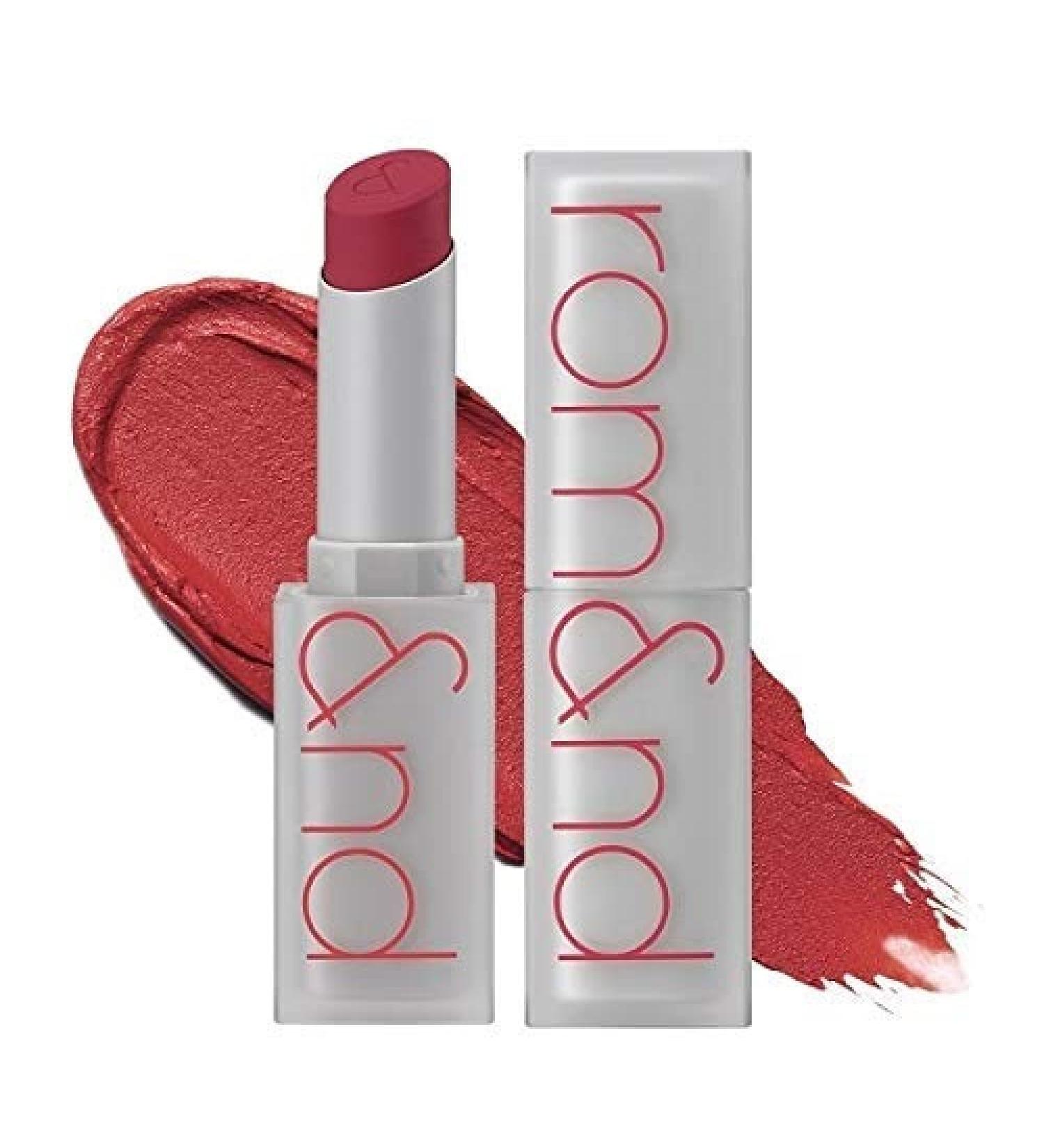 rom&nd Zero Matte Lipstick 3g - 01 Dusty Pink - Intense Color, Long-Lasting, Weightless Matte Finish - Highly Pigmented Lipstick for All-Day Wear - Buy Online on GoSupps.com