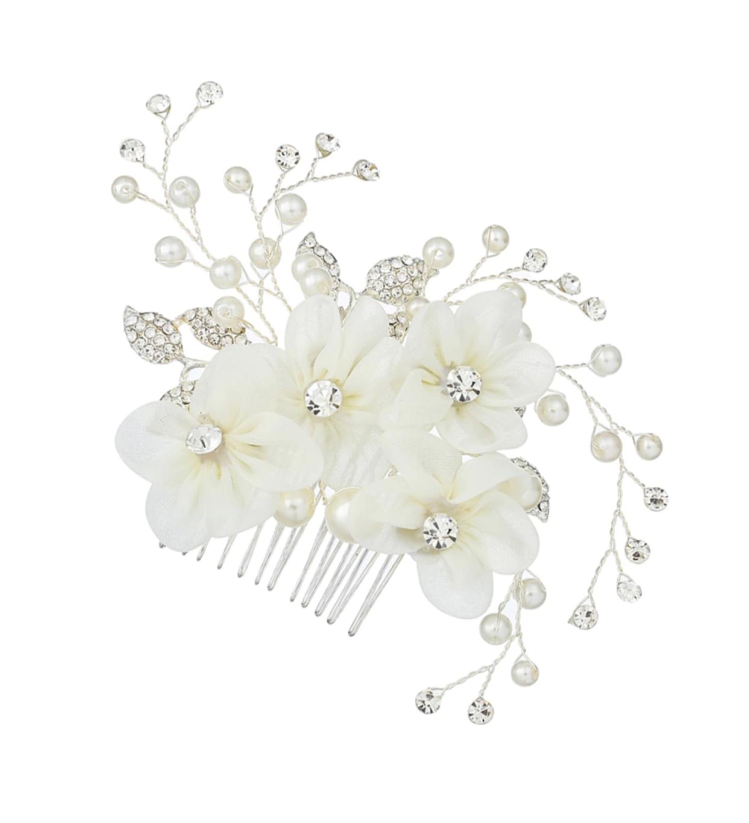 DOITOOL Hair Style 1 Pc Hair Comb Pearl Alloy Props Bride Hairdo - Buy Online on GoSupps.com