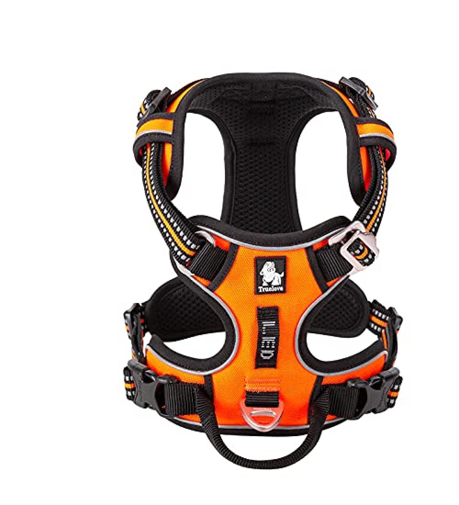 Truelove No Pull Dog Harness - Reflective Adjustable Soft Padded Pet Vest with Handle | TLH56512 XS Orange - Ideal for International Shipping - Buy Online on GoSupps.com