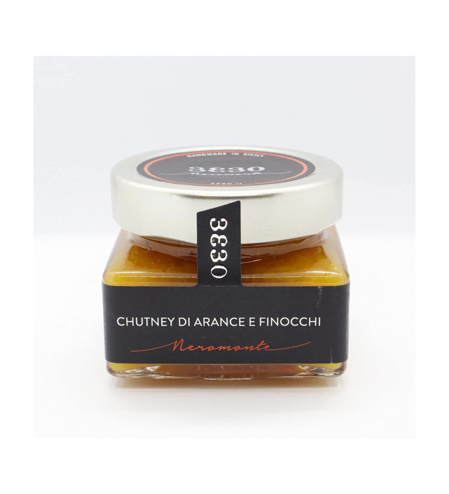 Nelson Sicily Arance Chutney and Sicilian Window NeroMonte 160g By Nelson Sicily