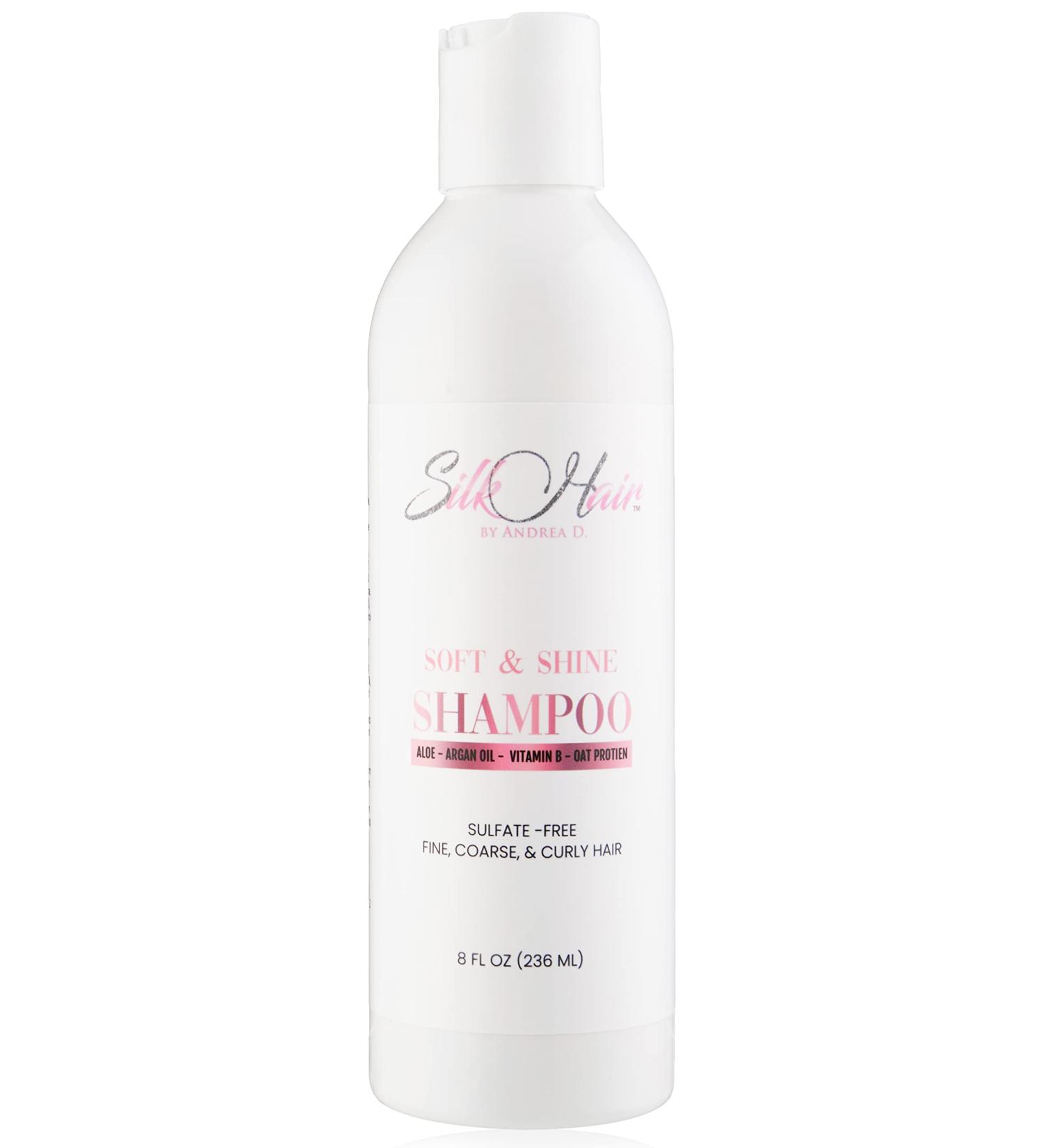 Soft & Shine Shampoo - Sulfate Free for All Hair Types | Boost Shine Softness & Damage Protection - 8oz - Buy Online on GoSupps.com