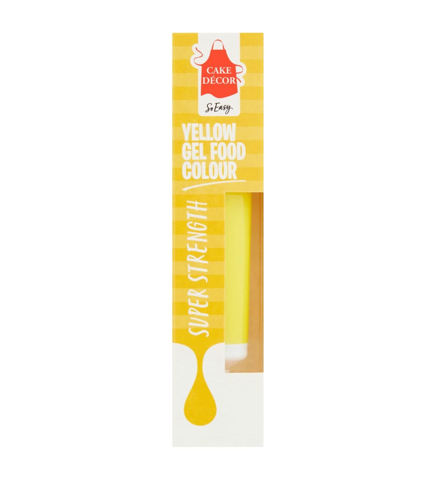 Cake D cor Gel Food Colour Yellow 19g - Buy Online on GoSupps.com