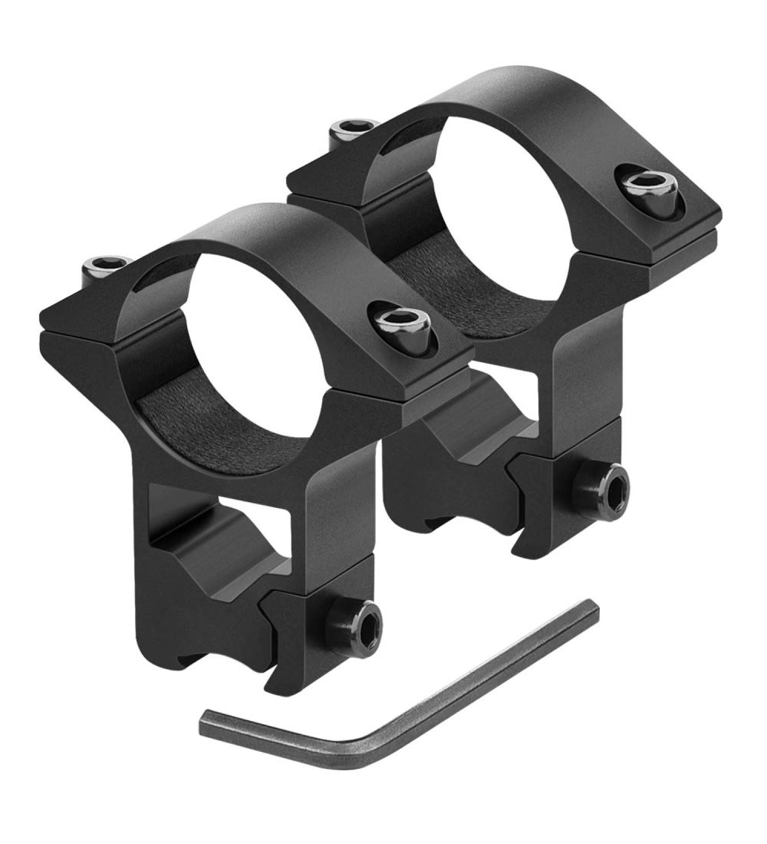 CVLIFE 1 Inch High Profile Dovetail Scope Rings for 3/8 & 11mm Rails - 2 Pieces - Buy Online on GoSupps.com