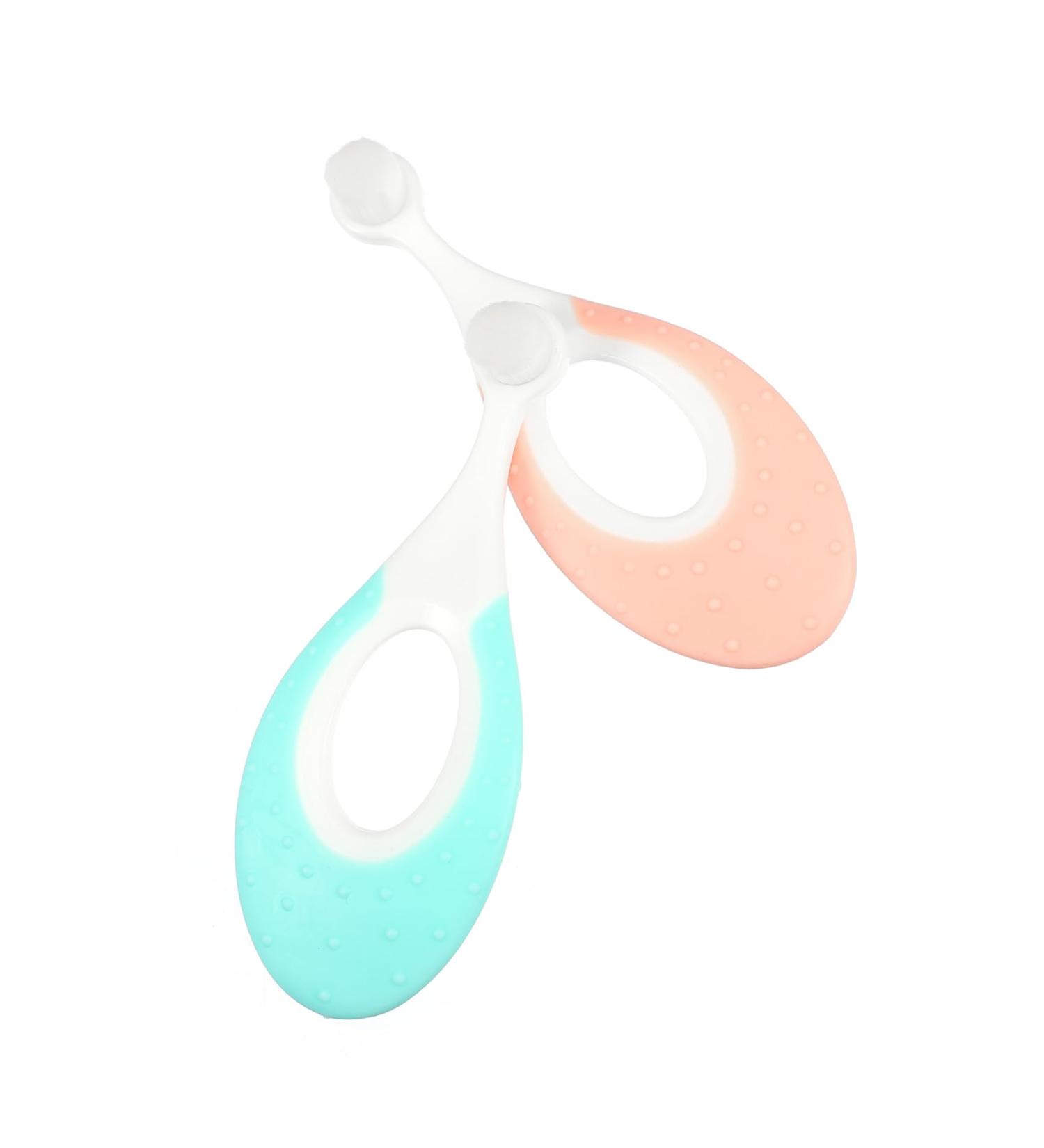 Gleavi 2ST Children's Toothbrush Set - Soft Brass Micro-Hand Brush for Toddler Oral Care - Baby & Toddler Combo Plate Miniature PBT - Buy Online on GoSupps.com