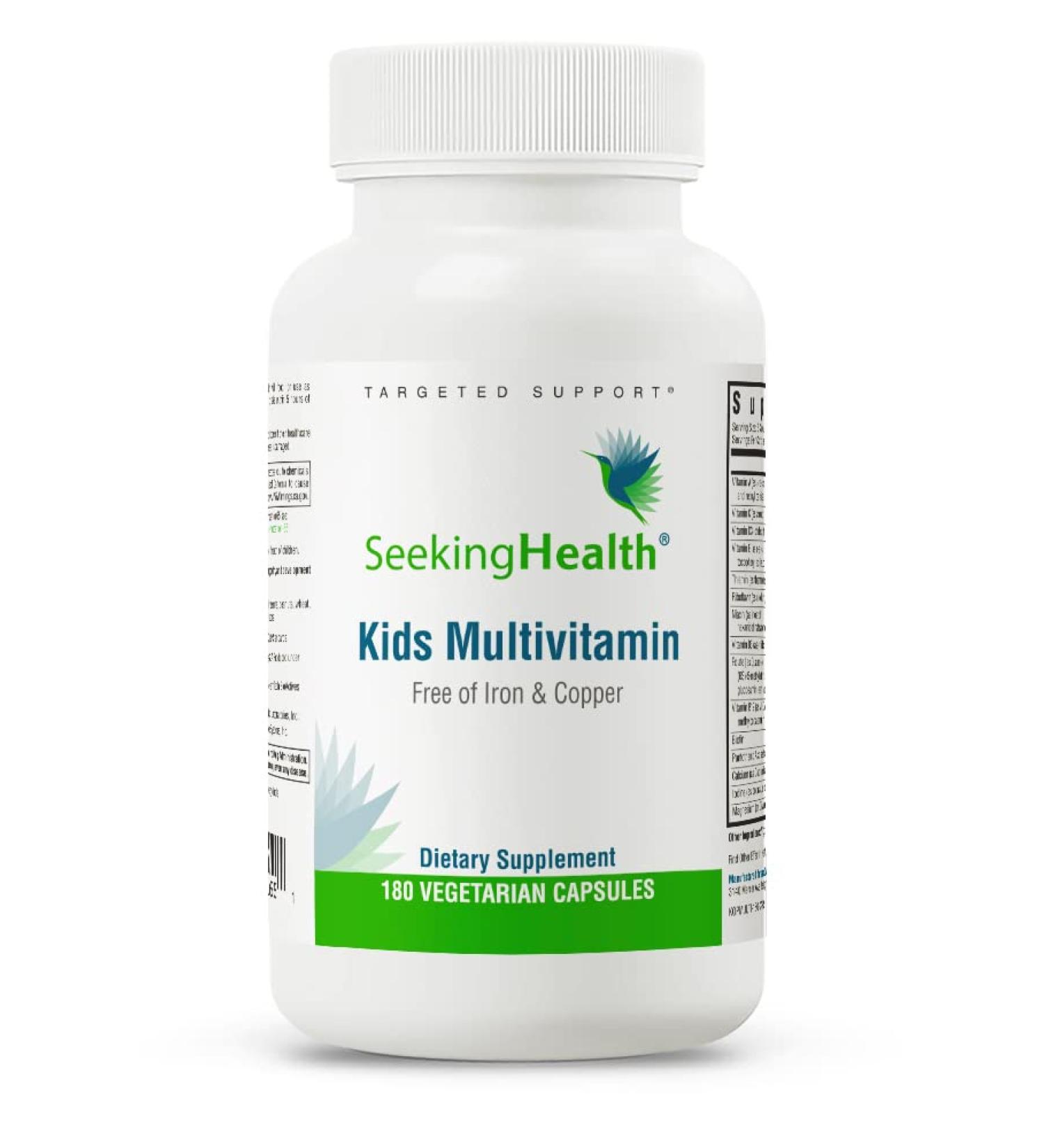 Seeking Health Kids Multivitamin: Active Folate, B12, B6 - 180 Capsules - Buy Online on GoSupps.com