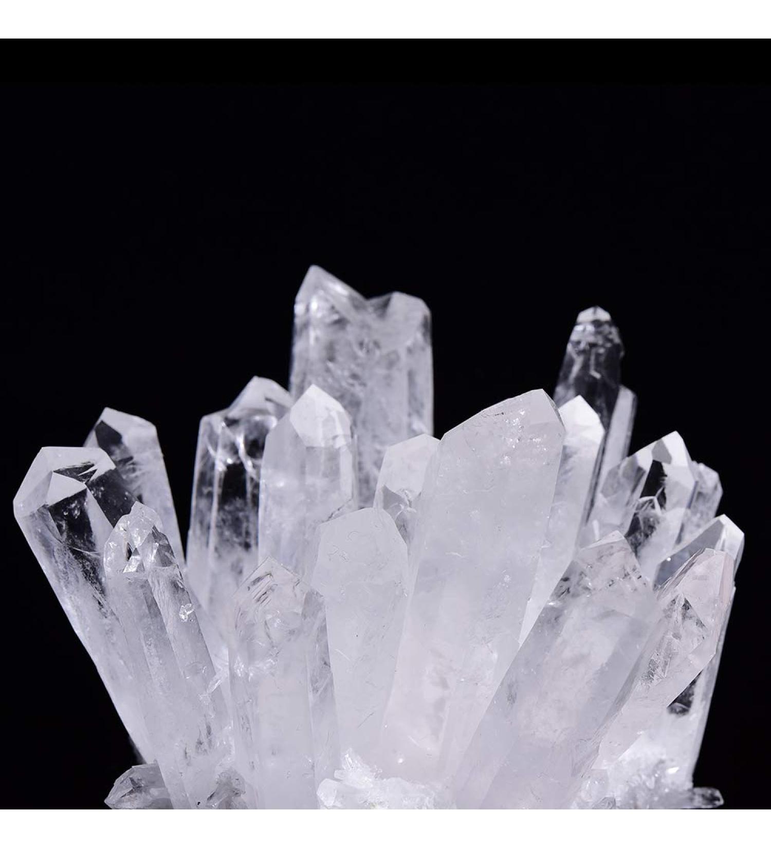 Natural Clear Quartz Crystal Cluster Minerals for Reiki Stone Home Furnishing Decoration (Size : About 500-600g) - Buy Online on GoSupps.com