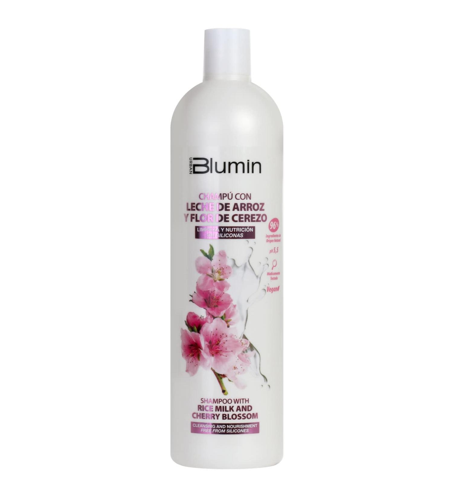 Blumin Shampoo with Rice Milk and Cherry Blossom
