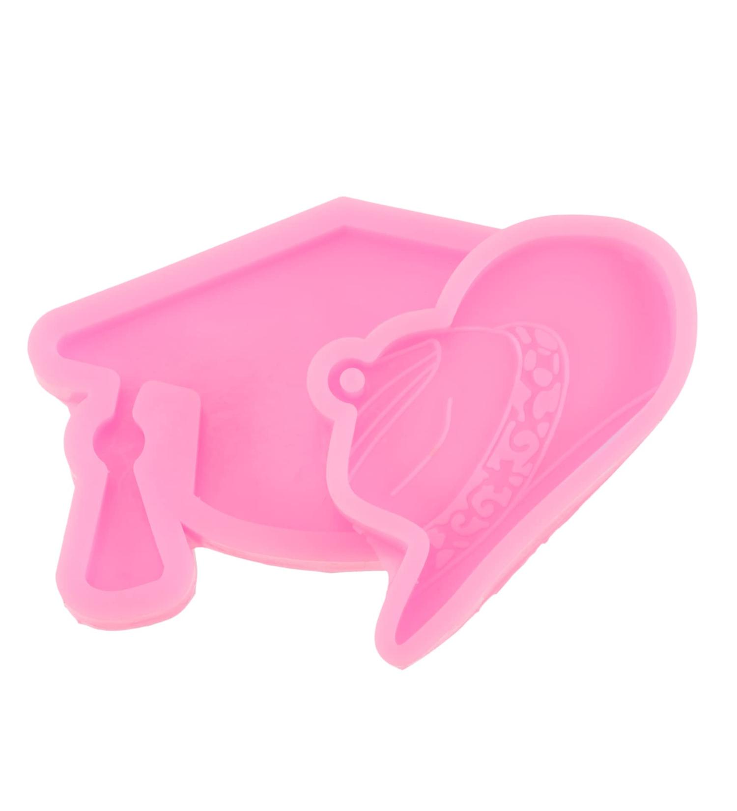 STOBOK Graduation Gift 2pcs Key Chains for Crafts Resin Molds Football Charms Congrats Keychain Mold Jewelry Candy Portable - Buy Online on GoSupps.com