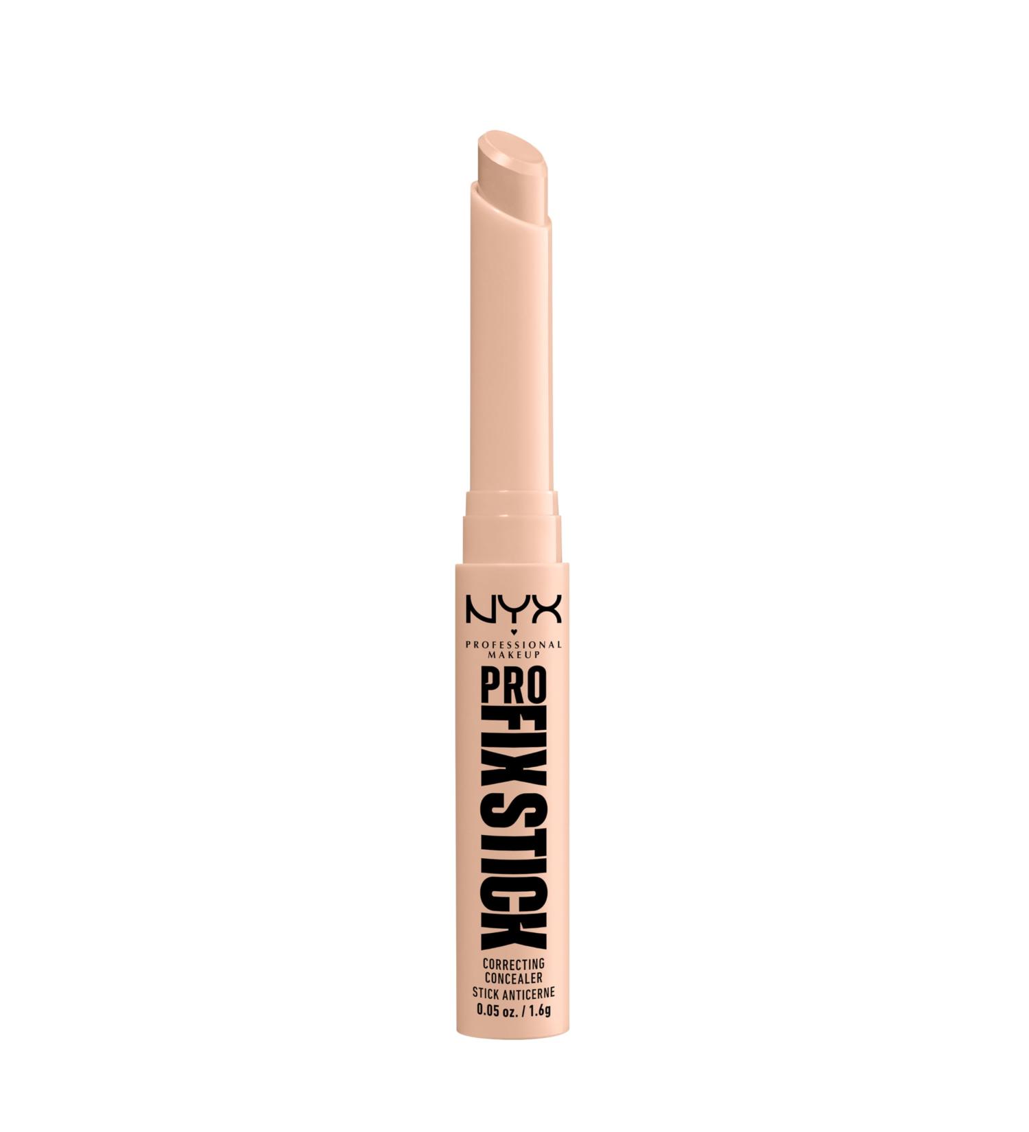 NYX Correcting Concealer Stick | Covers Blemishes & Dark Spots | Vegan Formula | 12H Wear | Pro Fix Stick Light 04 - Buy Online on GoSupps.com