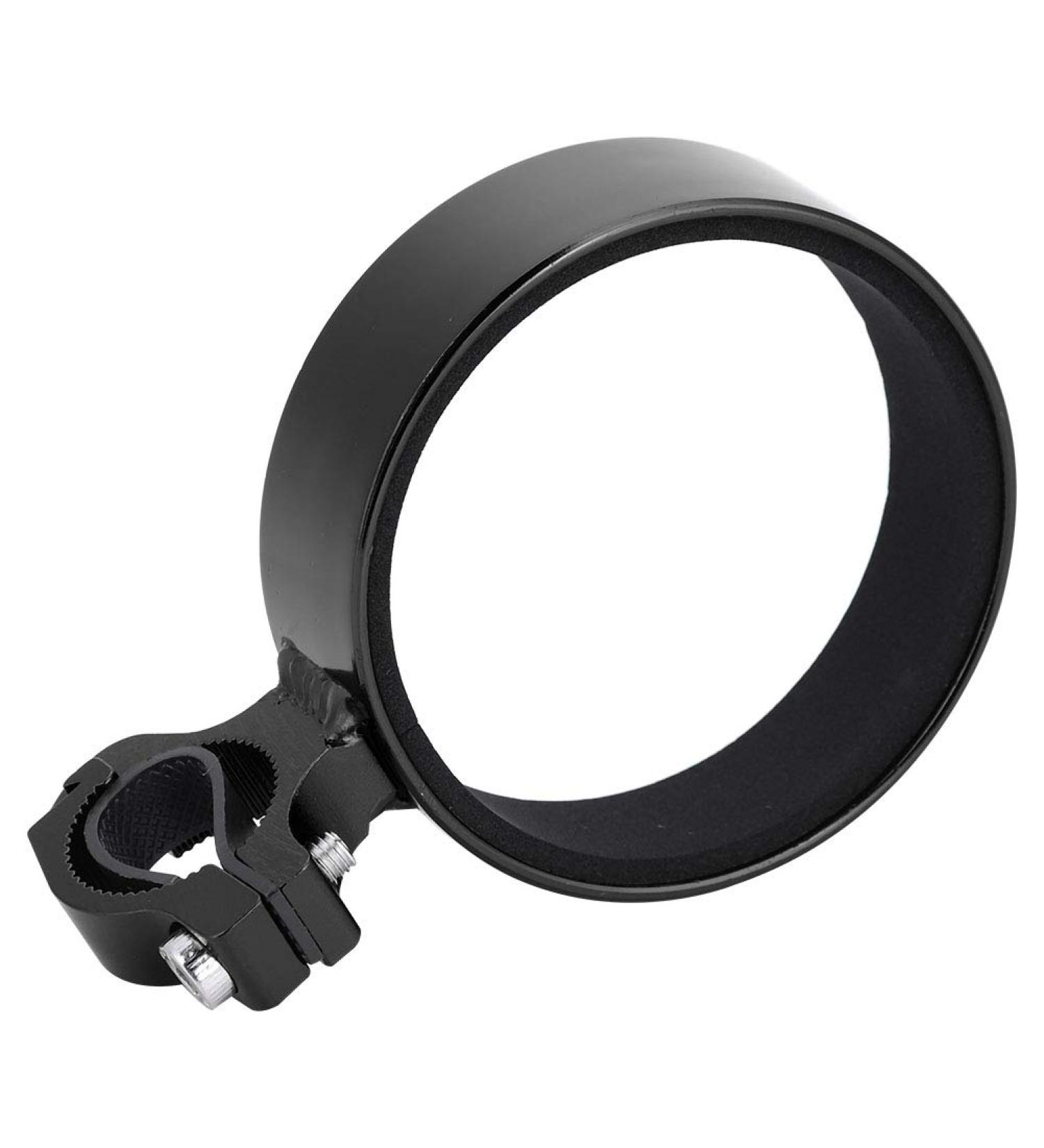 Bike Handlebar Cup Holder - Aluminum Alloy Water Bottle/Tea/Coffee Mount Clamp - Cycling Accessory in Black - Buy Online on GoSupps.com