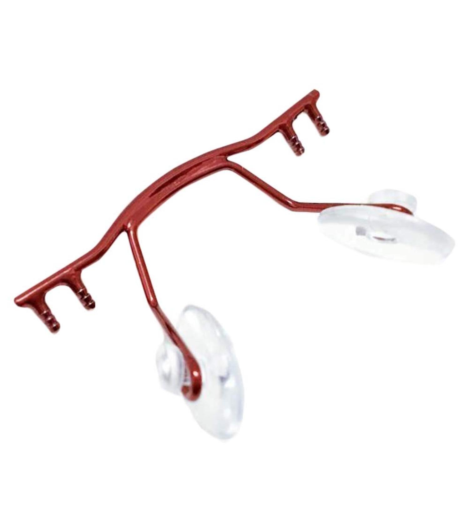 BEGISA Glasses Nose Pads - Metal Frame Nose Bridge Set for Rimless Glasses - Red | International Shipping Available - Buy Online on GoSupps.com