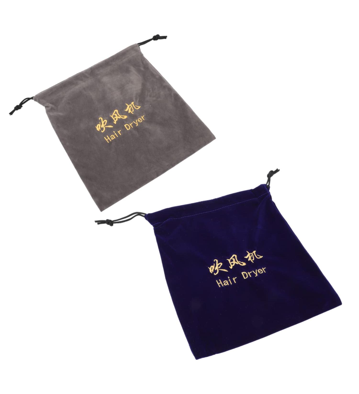 FOMIYES 6 Pcs Storage Bag Hair Dryer Supplies Curl Blow Dryer Hair Dryer Holder Hair Dryer Pouch Mini Velvet - Buy Online on GoSupps.com