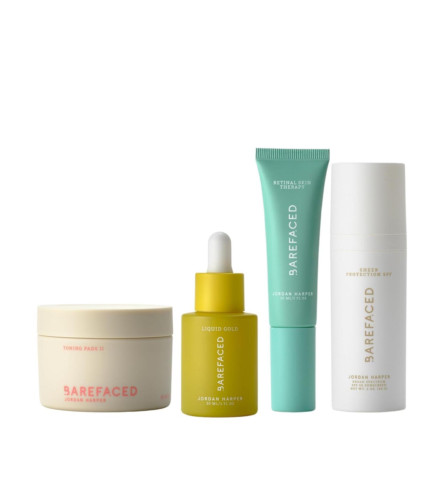 Barefaced Core Four - Toning Pads II Liquid Gold RetinAL Skin Therapy Tinted SPF - Buy Online on GoSupps.com