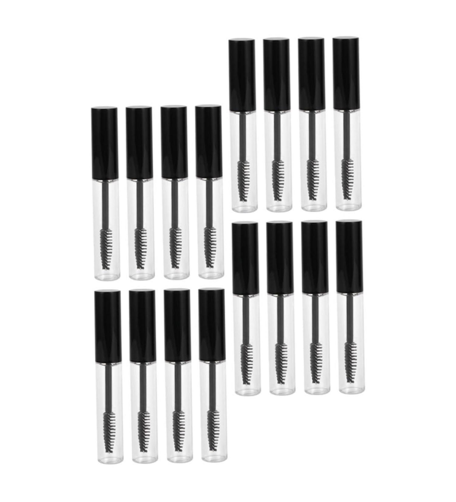 BIUDECO 16pcs Mascara Tube Empty Eyelash Tube Lip Gloss Containers Mascara Cream Vials Clear Plastic - Buy Online on GoSupps.com