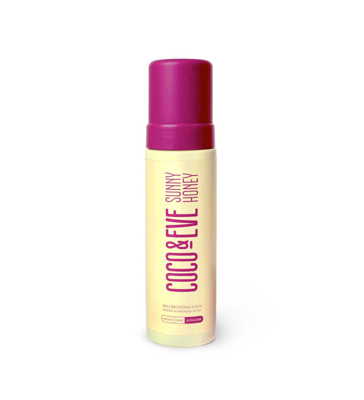 Coco & Eve Sunny Honey Ultra Dark Self-Brown Mousse | Natural Tan Moisturizing & Anti-Aging Self-Tanner - No Sun Required - Buy Online on GoSupps.com