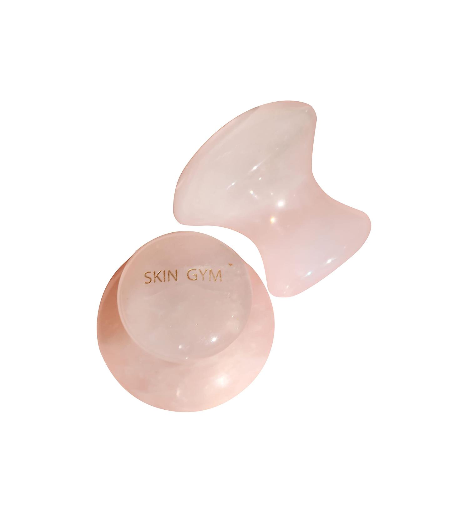 Skin Gym Eye Flowies | Under Eye Massager for Puffiness Bags & Fine Lines | Anti-Aging Rose Quartz Beauty Tool - Buy Online on GoSupps.com