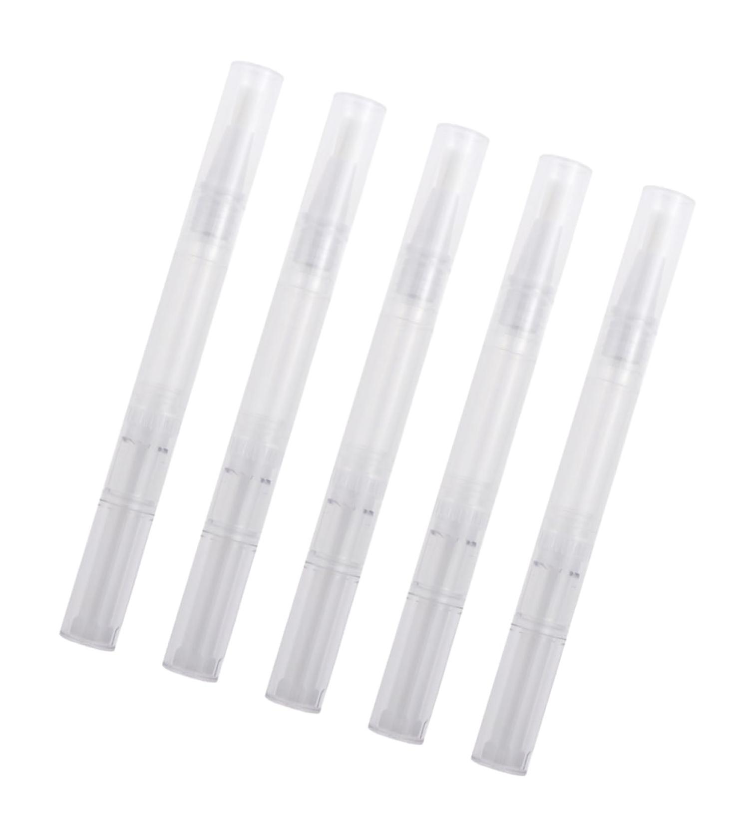 OUNONA 12pi ces Lot De Flacons Vides Transparents Pour Huile Ongles Contenants Cosm tiques Avec Pinceaux Et Pipettes De Transfert Pour Liquide - Buy Online on GoSupps.com