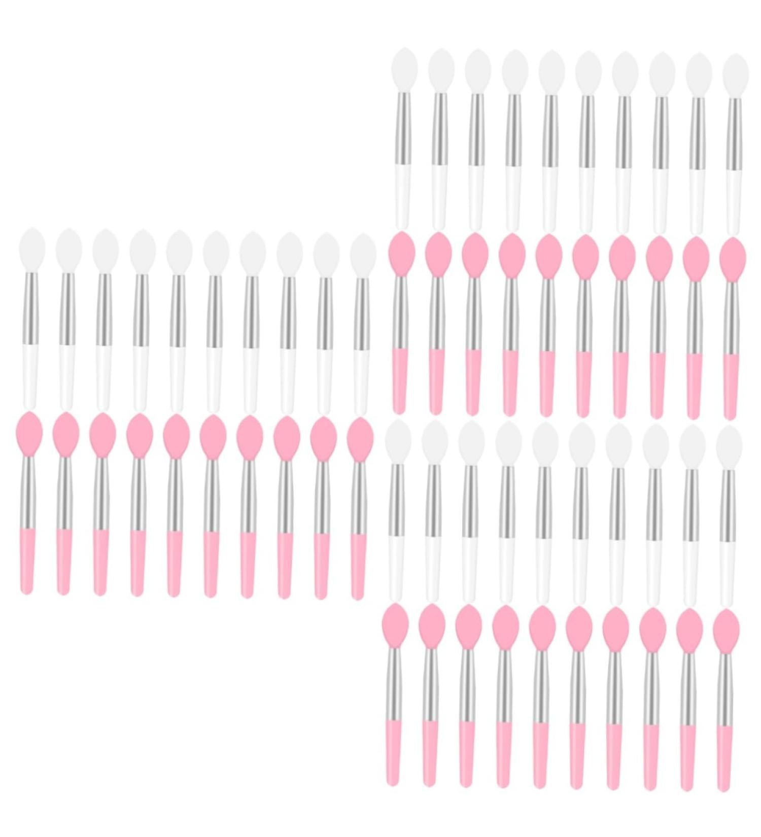 FOMIYES 60 Pcs Silicone Lip Brush Set - Lip Balm & Lipstick Applicators Soft Head Makeup Tools for Under Eye Concealer - Cosmetic Essentials for Flawless Application - Buy Online on GoSupps.com