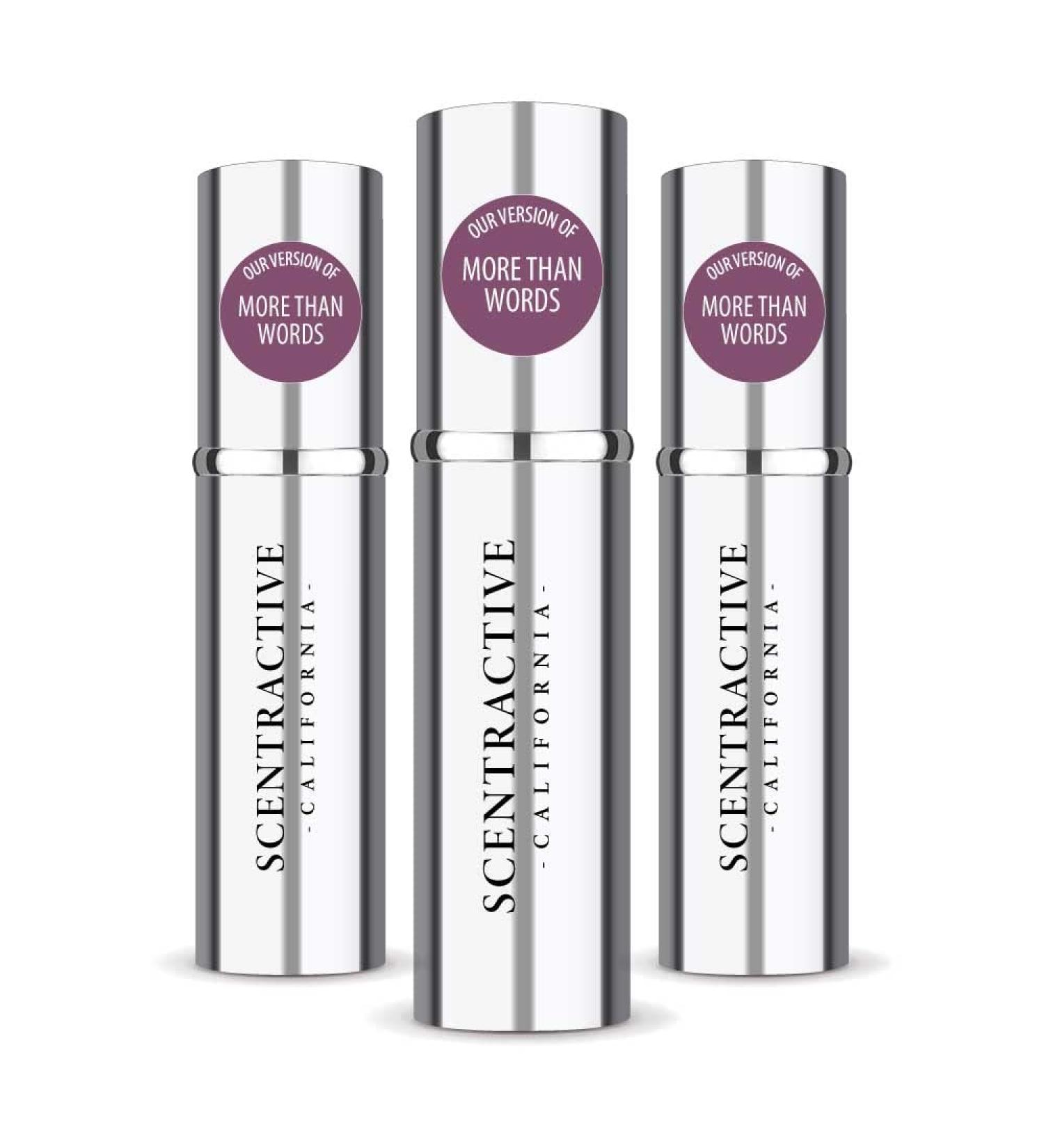 CA Perfume Impression of More Than Words For Women & Men Replica Version Fragrance Dupes Concentrated Long Lasting Eau de Parfum Spray Refillable Atomizer Bottle 0.17 Fl Oz/5ml-X3 XRJF MORE THAN WORDS IMPRESSION 0.17 Fl Oz X 3 - Buy Online on GoSupps.com