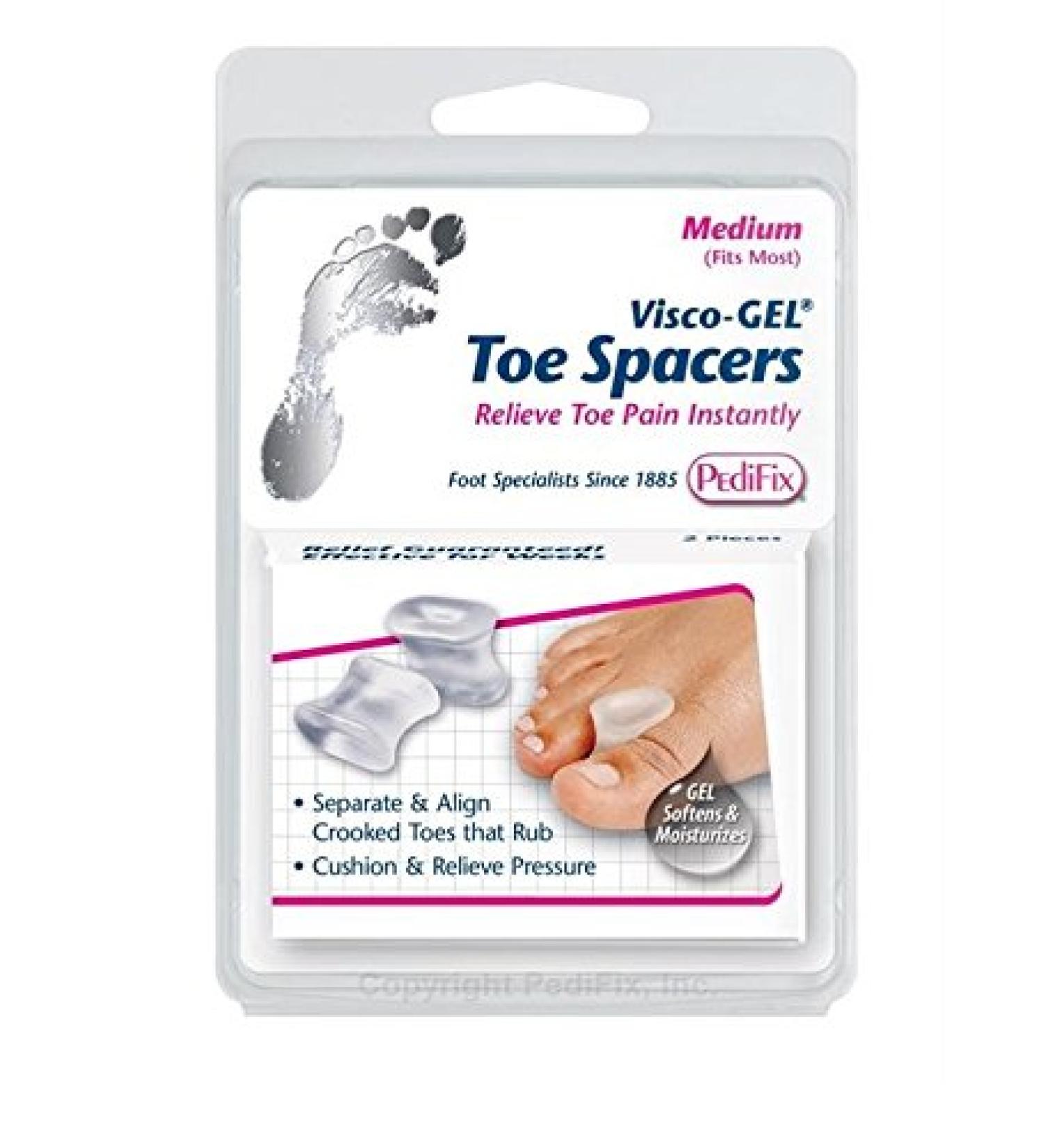 PediFix Visco-Gel Toe Spacers - Small (Pack of 2)