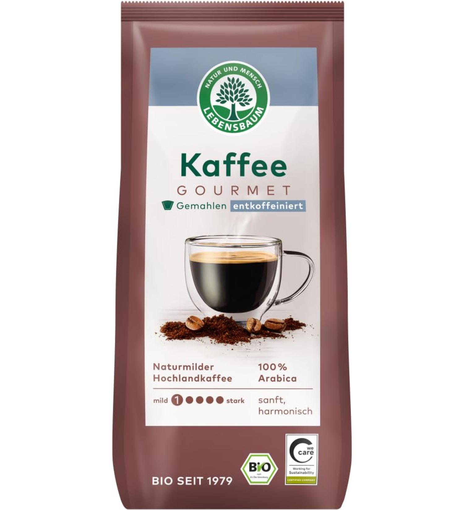 Lebensbaum Lebensbaum Gourmet Organic Decaf Ground Coffee (2 x 250 g)