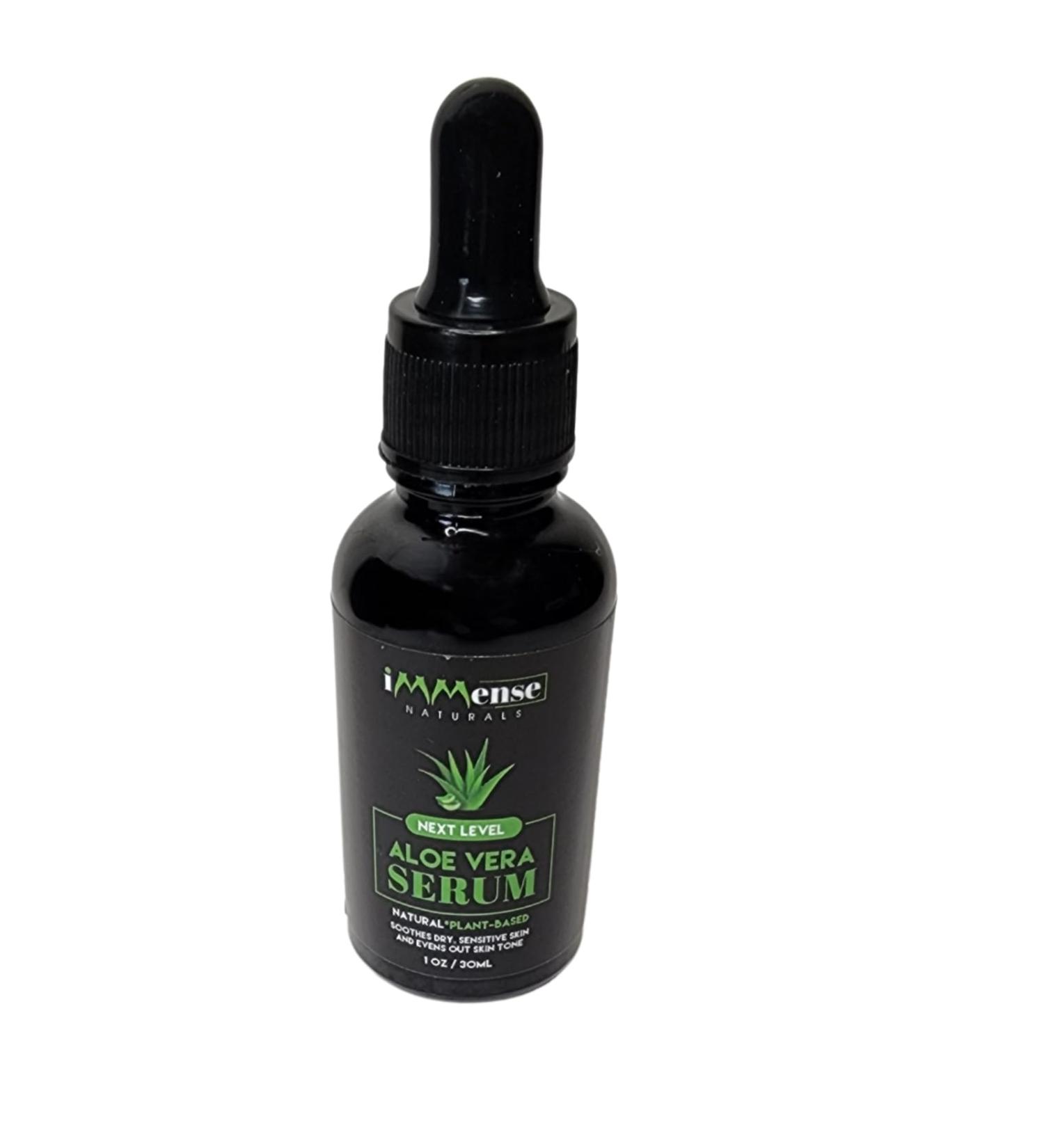 Aloe Vera & Vitamin C Serum - Brightening Hydrating 1 oz - International Shipping Available - Buy Online on GoSupps.com