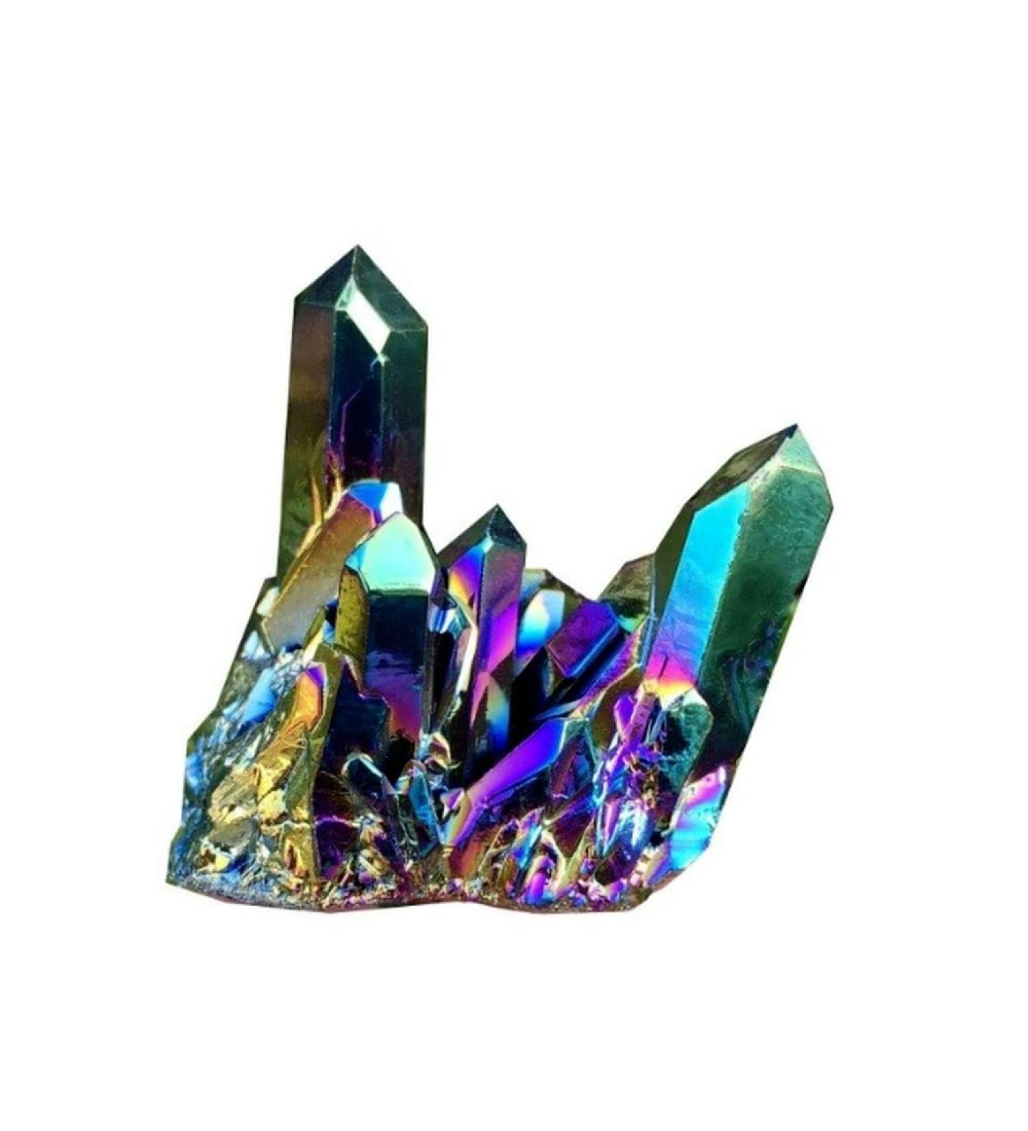 Choice of Gifts 50g/80/120g Natural Quartz Crystal Titanium Cluster Specimen Stone Vibration Stone HOMEZHOU (Size : 80g) - Buy Online on GoSupps.com