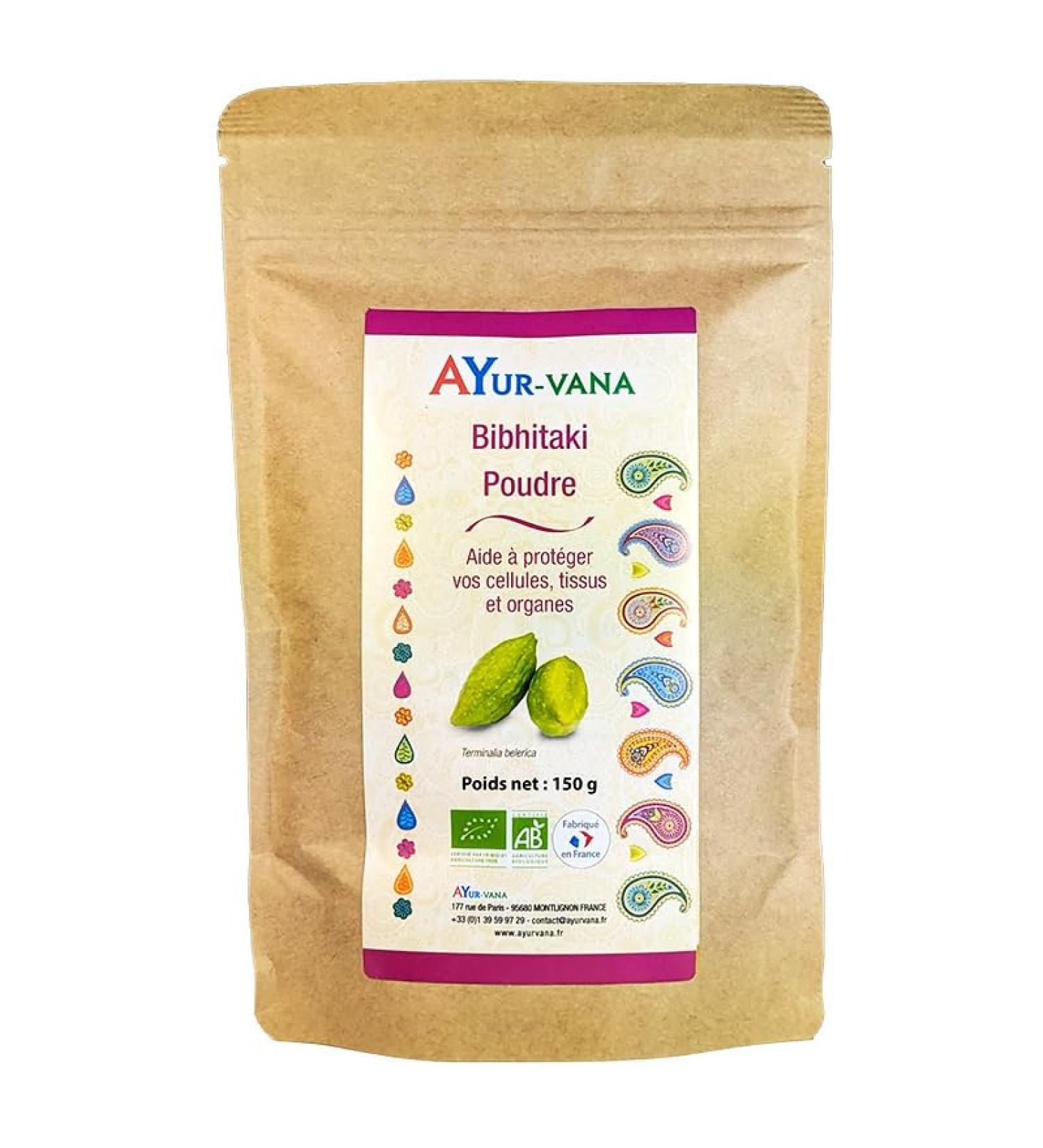 AYUR-VANA Organic Bibhitaki Powder 150g - Cell Protection