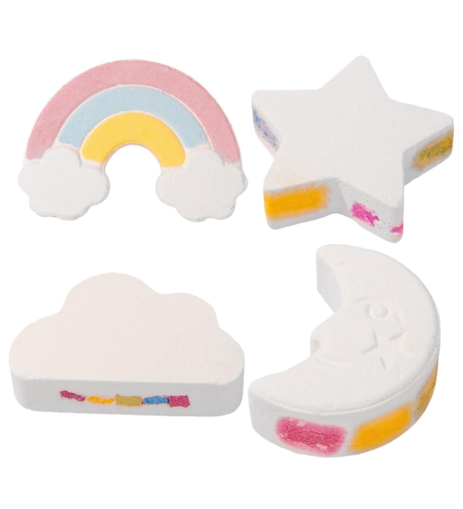 Beaupretty 4pcs Natural Bath Salt Set - Rich Foaming & Multi-Function Shower Salt for Relaxing Baths - Buy Online on GoSupps.com
