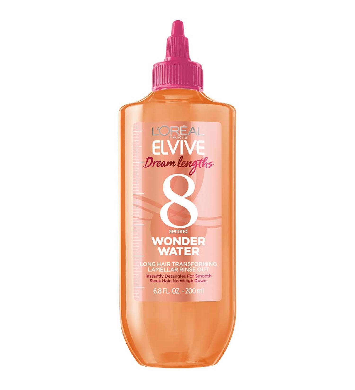 L'Oreal Paris Elvive Dream Lengths 8 Second Wonder Water Detangling Lamellar Rinse Out  6.8 Ounce - Buy Online on GoSupps.com