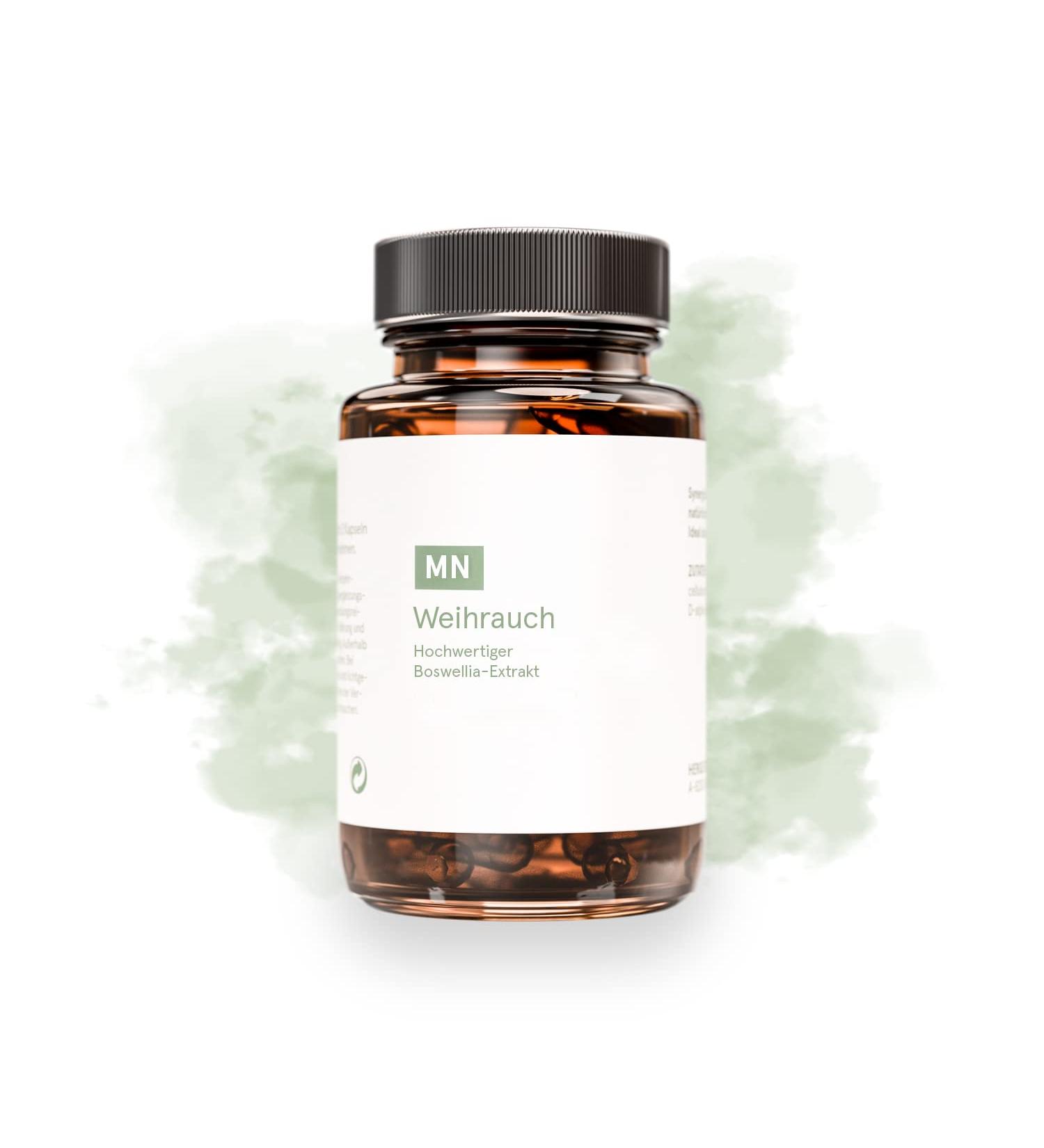 Premium Frankincense Capsules - 560mg Boswellic Acid | High Dose | Certified Pharmacy Quality | 100% Vegan | Boswellia Serrata Incense | Optimally Bioavailable - Buy Online on GoSupps.com