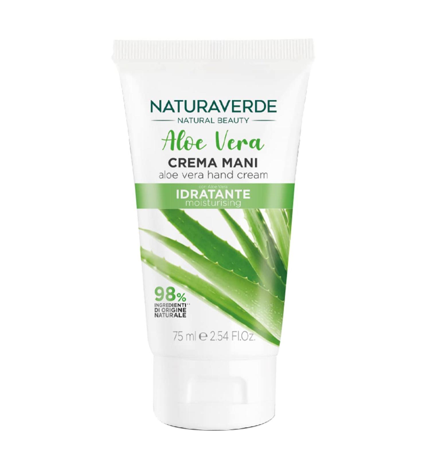 Naturaverde Aloe Vera 75 ml hand cream - Buy Online on GoSupps.com