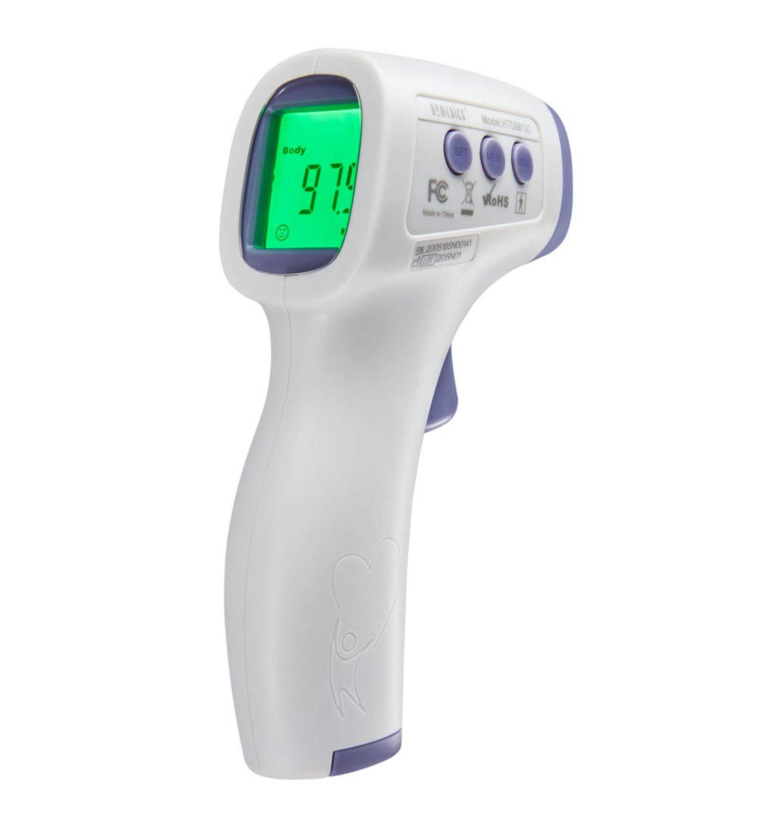 HoMedics Non-Contact Infrared Forehead Thermometer - Fast & Accurate Readings with High-Fever Alert - Buy Online on GoSupps.com