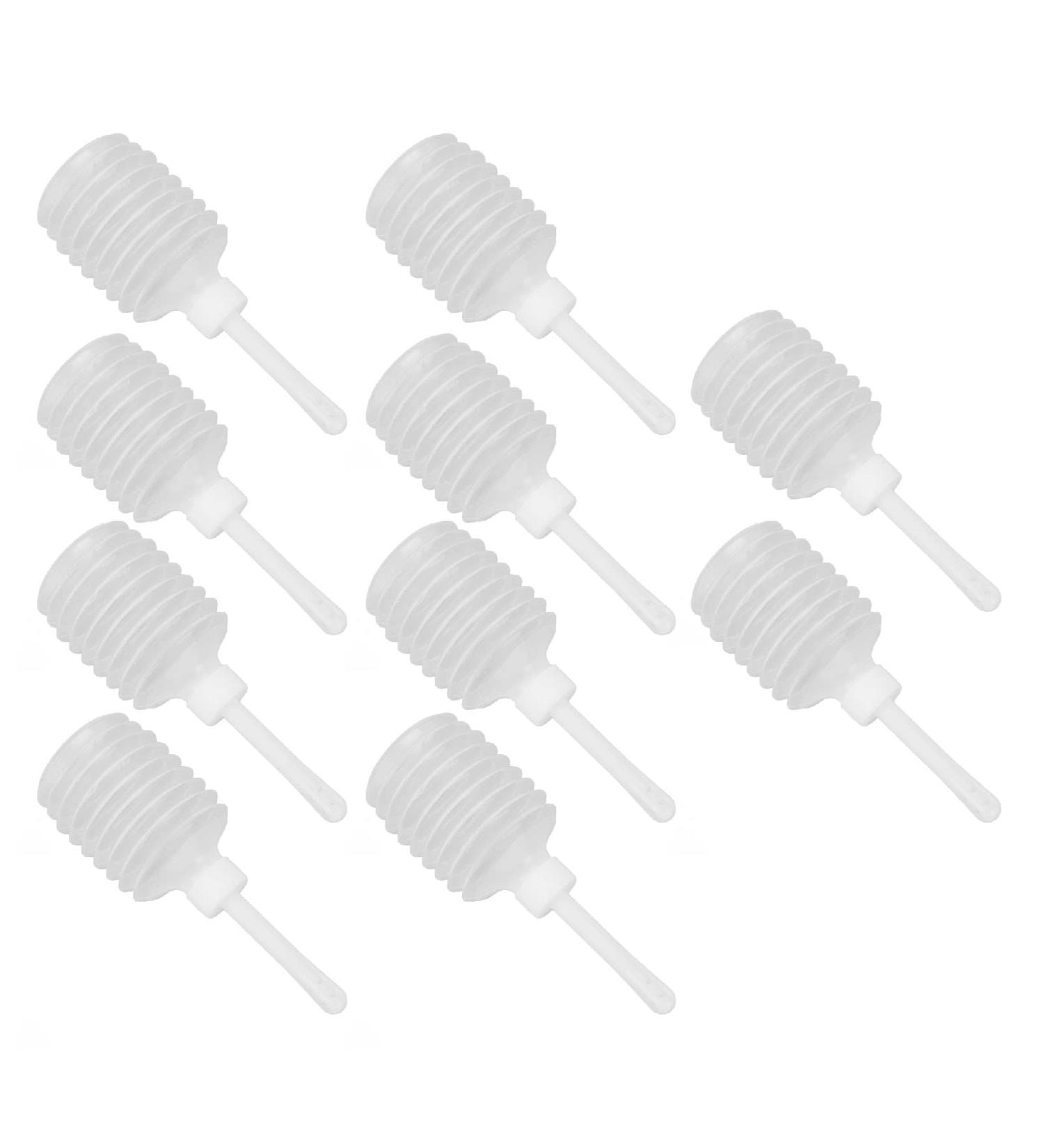 10-Piece Inlet Shower Applicator Bottle Set | 360 Flushing for Effective Cleaning of Private Parts | Easy-to-Use One-Way Design - Buy Online on GoSupps.com