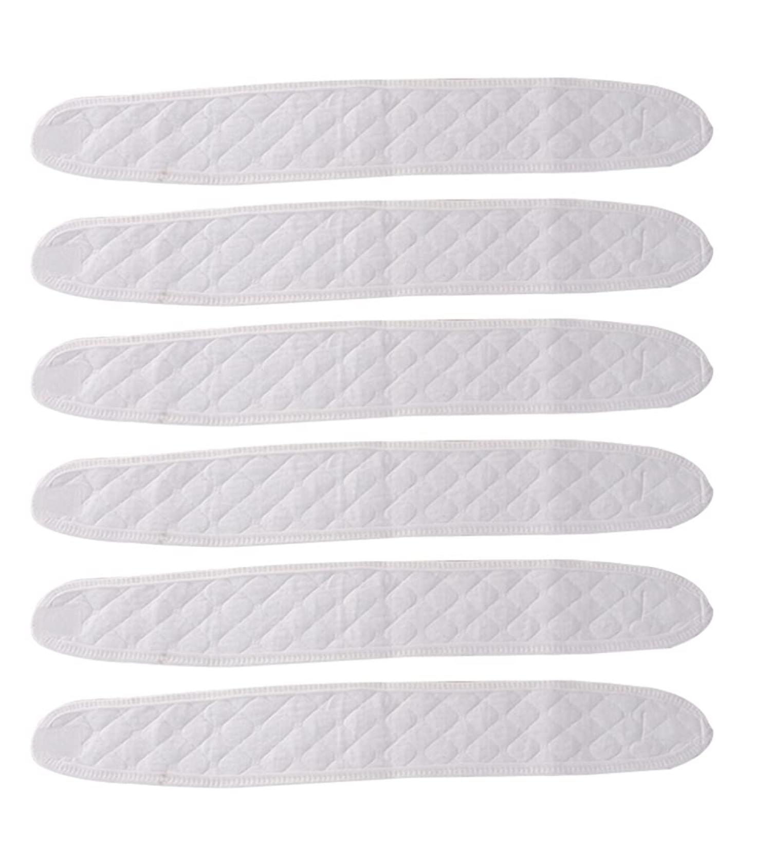 Healifty 6Pcs Pure Baby Belly Bands - Infant Belly Button Band for Newborns - Umbilical Cord Protection - White - Buy Online on GoSupps.com