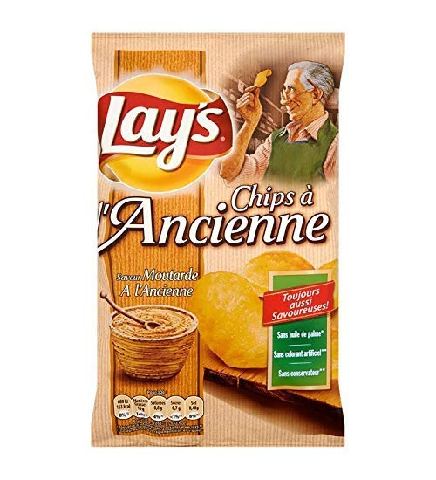 LAY'S - Old-Fashioned Mustard Chips 120G - Pack of 2 - best offer