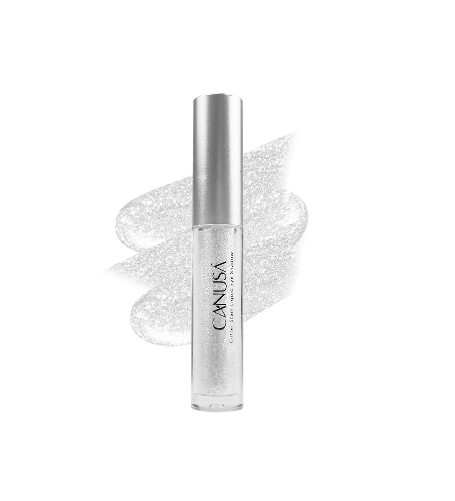 Buy CANUSA Liquid Eye Shadow in Silver - Long-Lasting Vibrant Color Free International Shipping - Buy Online on GoSupps.com