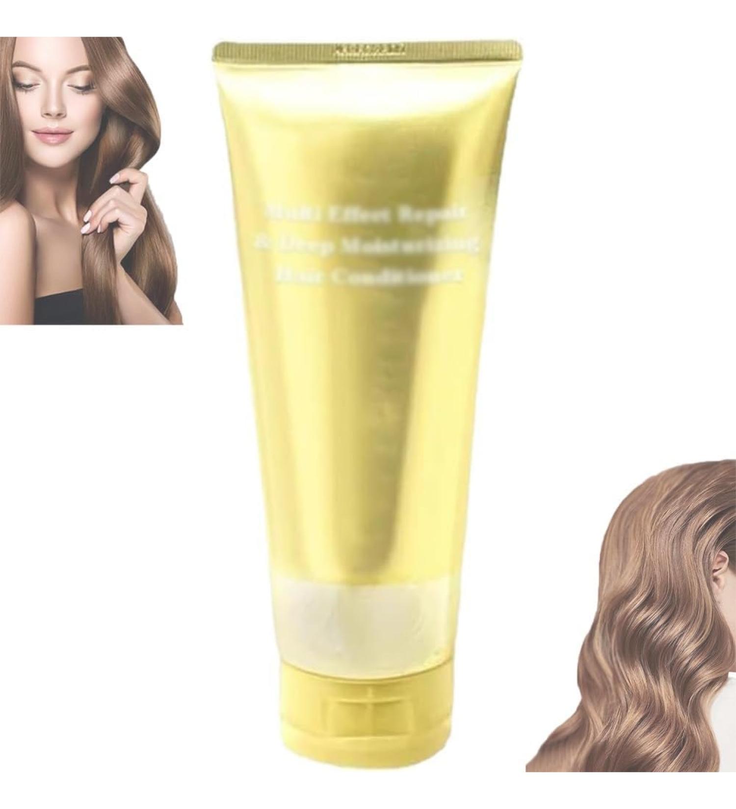 Multi-Effect Repair & Deep Moisturizing Hair Conditioner Repair Hair Mask Deep Conditioner Protein Treatment for Dry Damaged Hair- Conditioning Moisturizer for Curly Bleached Frizzy Hair (1 Pcs) - Buy Online on GoSupps.com