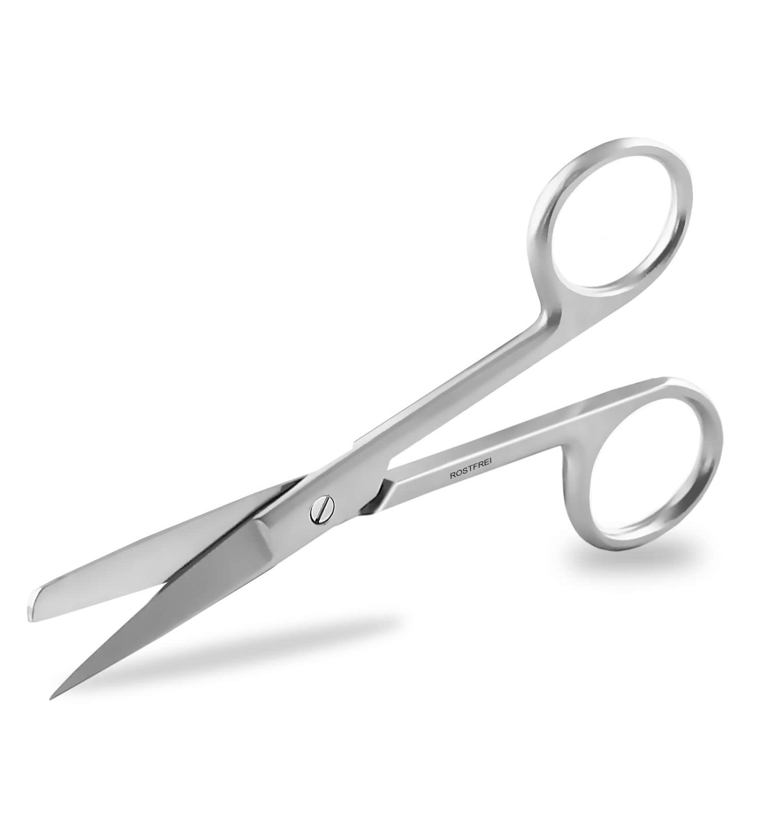 Buy 12.5 cm Round-Pointed Stainless Steel Straight Bandage Scissors | International Shipping Available - Buy Online on GoSupps.com