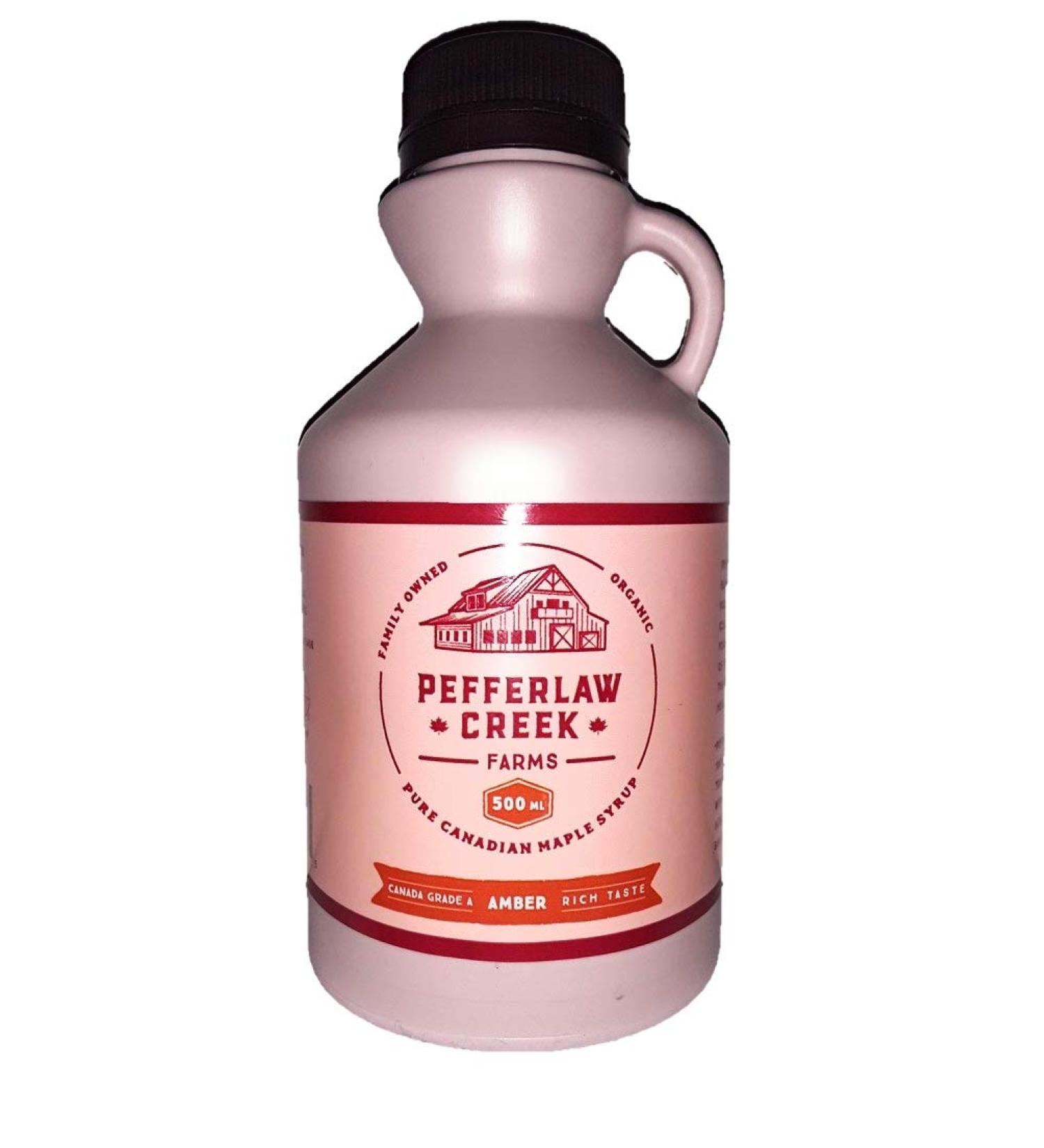 Organic Maple Syrup 500ml Amber Ontario