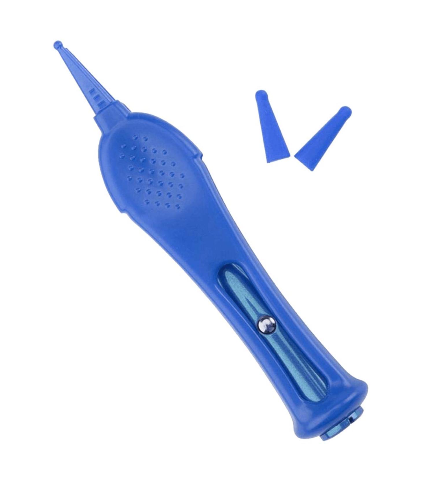 Asseok Infant Nose Cleaning Tweezers with LED Light - Safe Round-Head Baby Ear & Nose Cleaner Tool (Blue) | Newborn Care Essentials - Buy Online on GoSupps.com