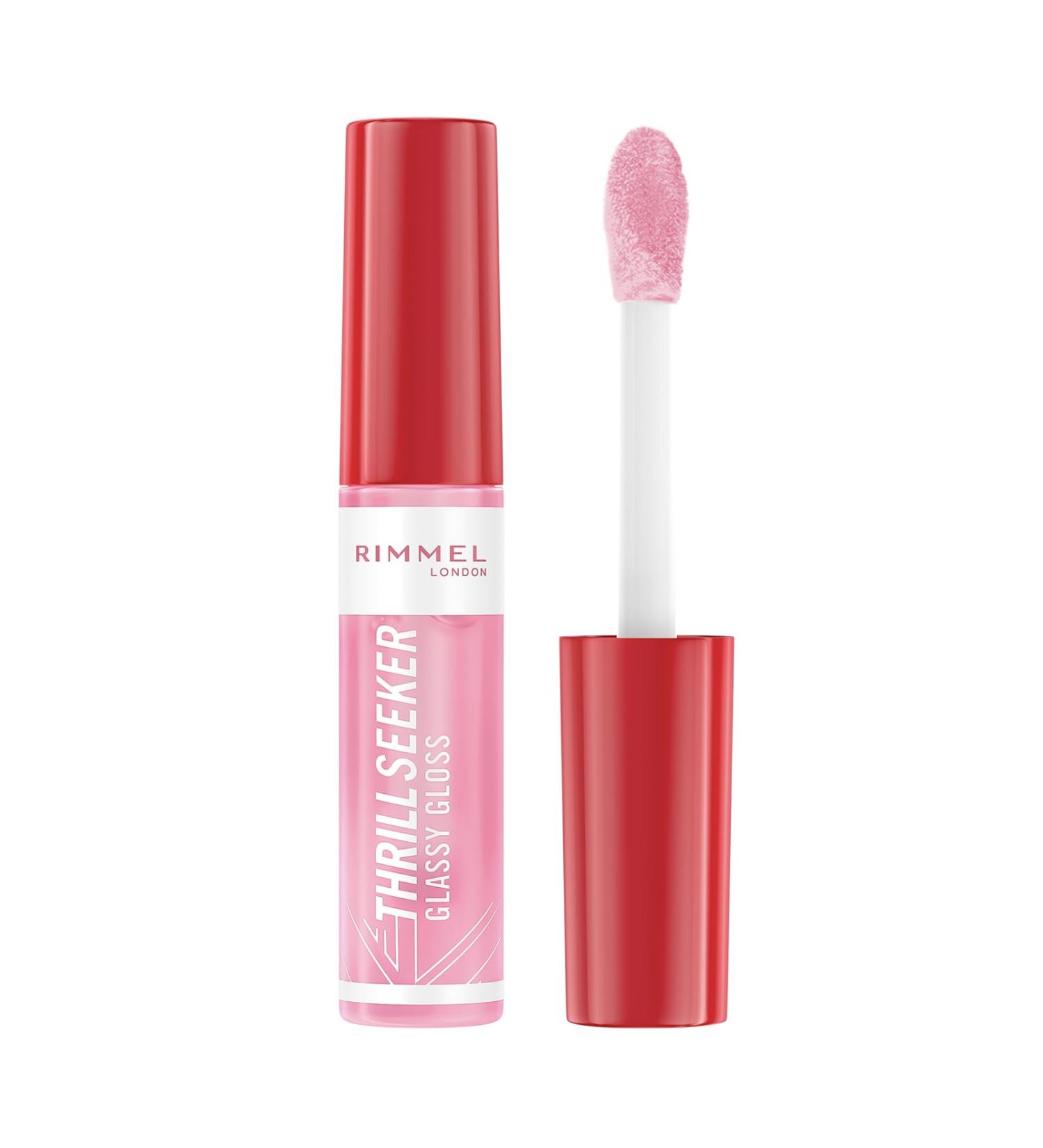 Rimmel London Thrill Seeker Pink Candy Lip Gloss - Glassy Gloss | 150 - Buy Online on GoSupps.com