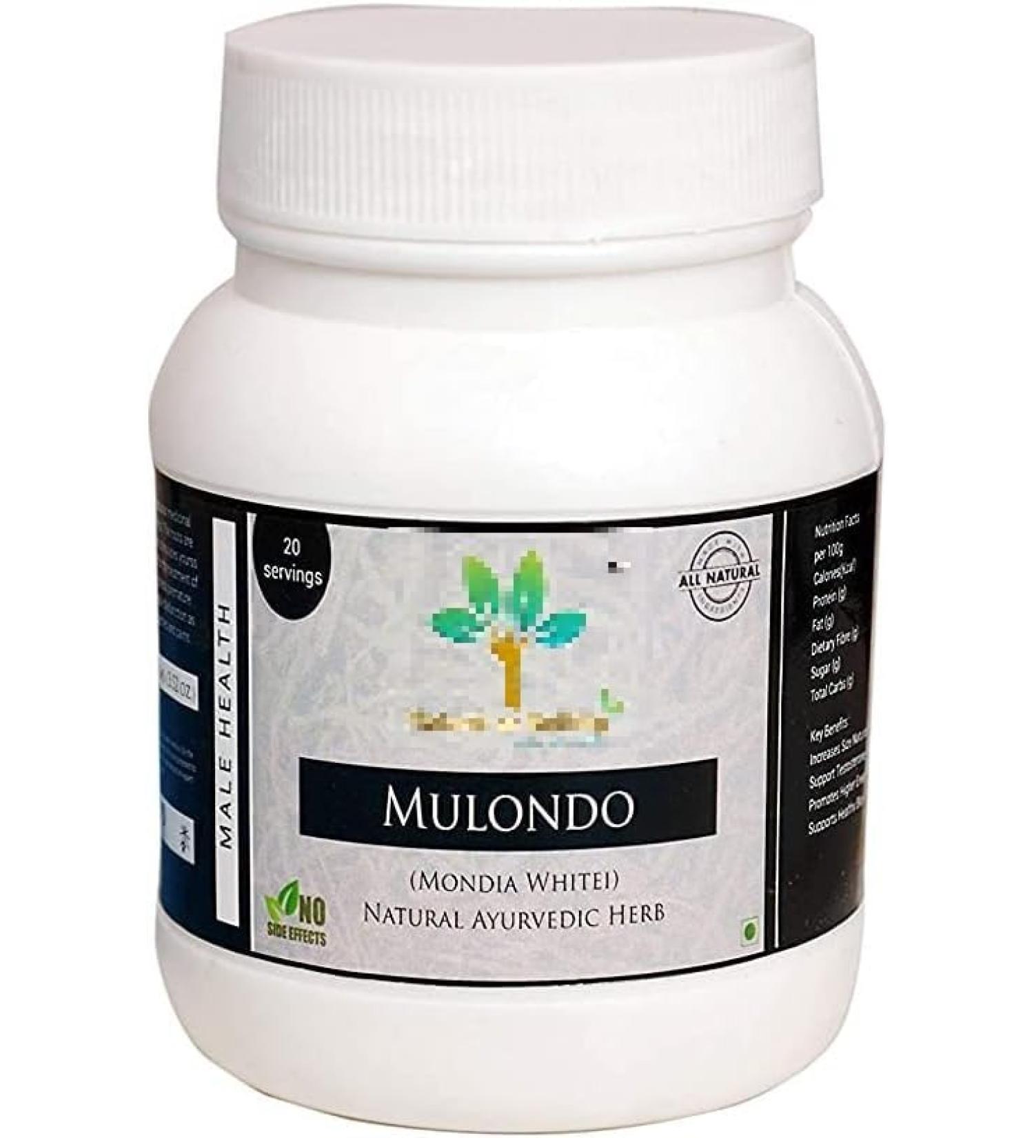YRL Natural or Nothing Mulondo Mondia Whitei Root Powder 100 Grams - Buy Online on GoSupps.com
