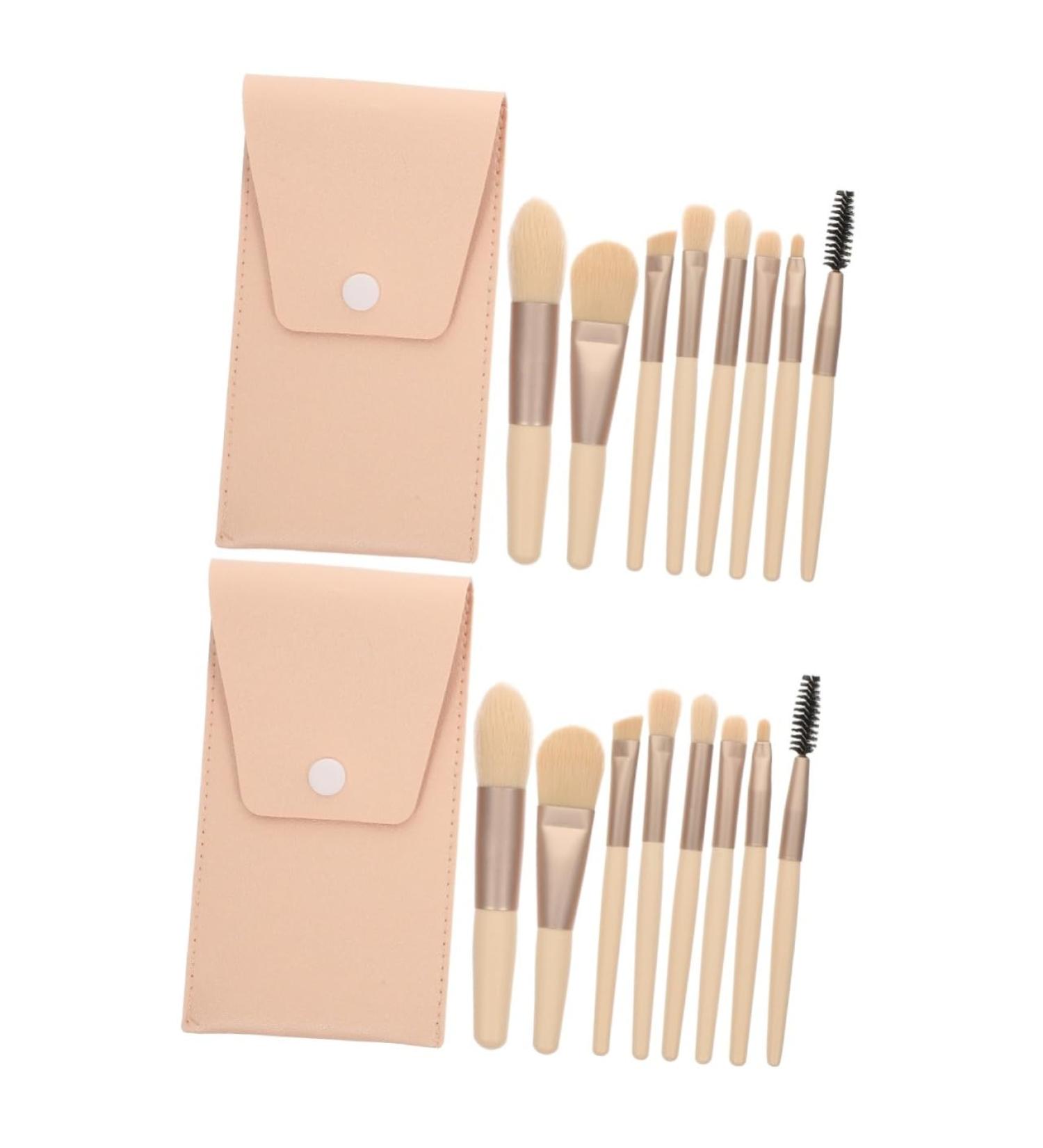 FRCOLOR 2 Sets Travel Makeup Women Favor Face Beauty Tools Blush Brush Supple Makeup Brush Highlights Hair Dye Kit Women Makeup Supplies Aluminum Tube Miss Lip Brush The Face - Buy Online on GoSupps.com