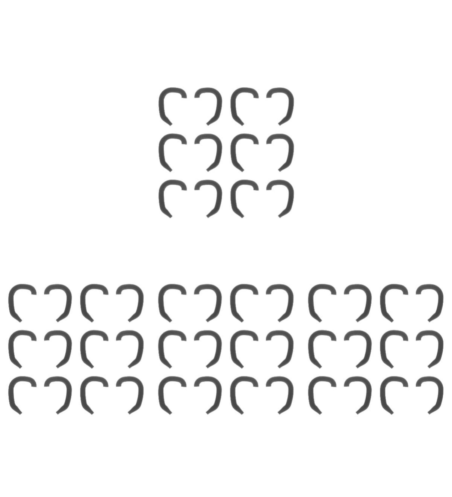 24 Pairs Professional Correctors for Protruding Auricle & Valgus - Black Orthopaedic Supports for Aesthetic Ear Correction - 4.4x3.6CM (4pcs) - Buy Online on GoSupps.com